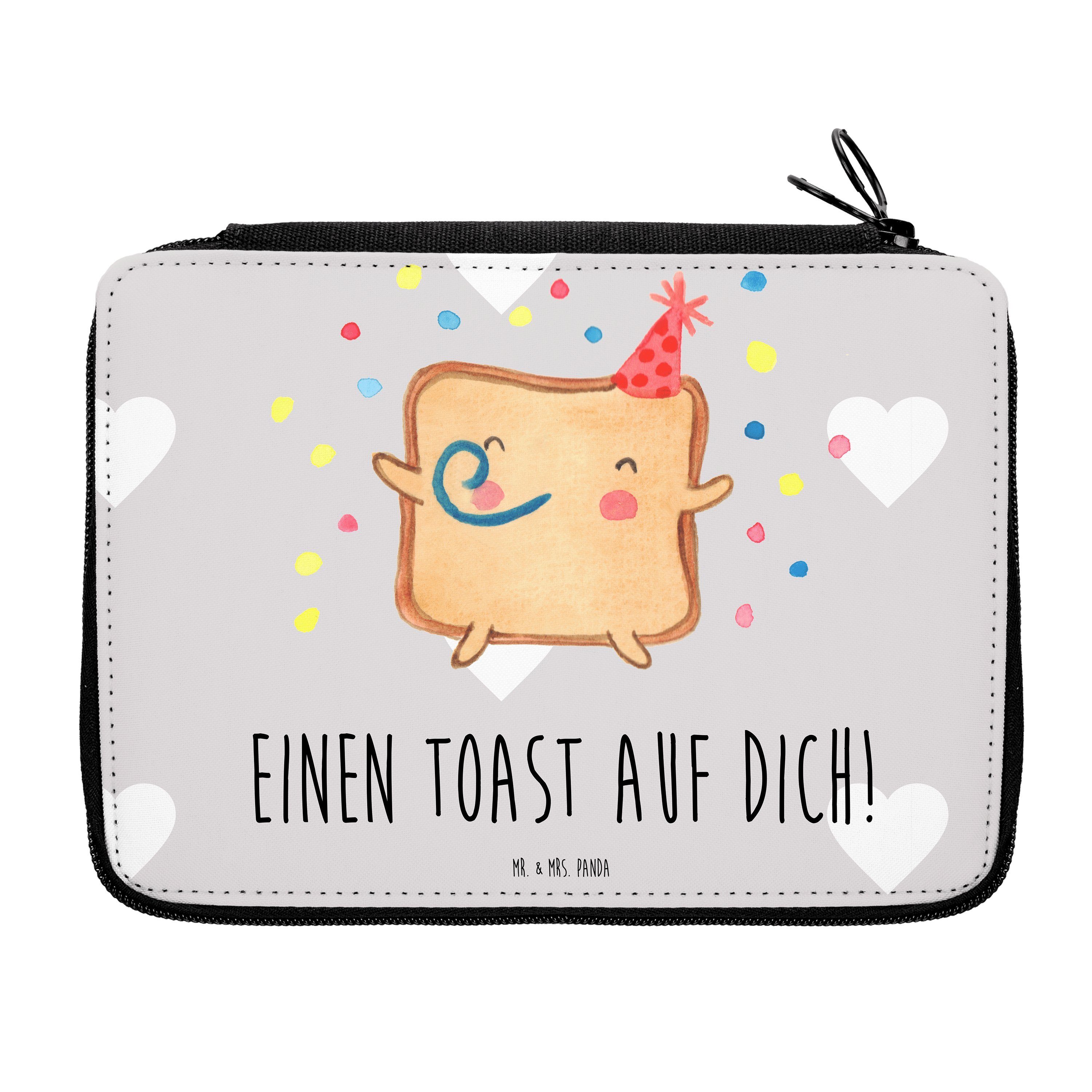 Grau Geschenk, Toast Mrs. Mr. Party - & Schülerin, Pastell Panda (1-tlg) Federmäppchen - Federmappe, Kinder