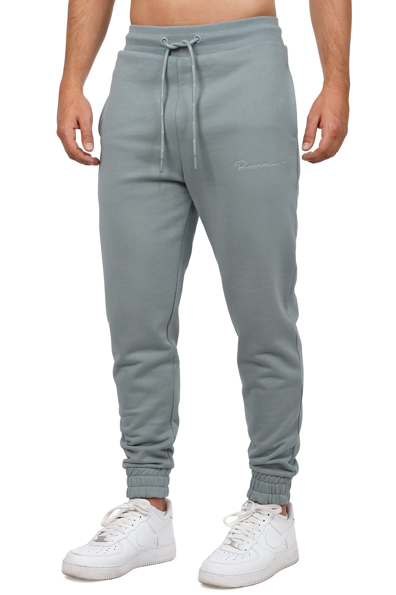 Reichstadt Jogginghose Moderne Mit Grau Details Sporthose eleganten 23RS035 (1-tlg)