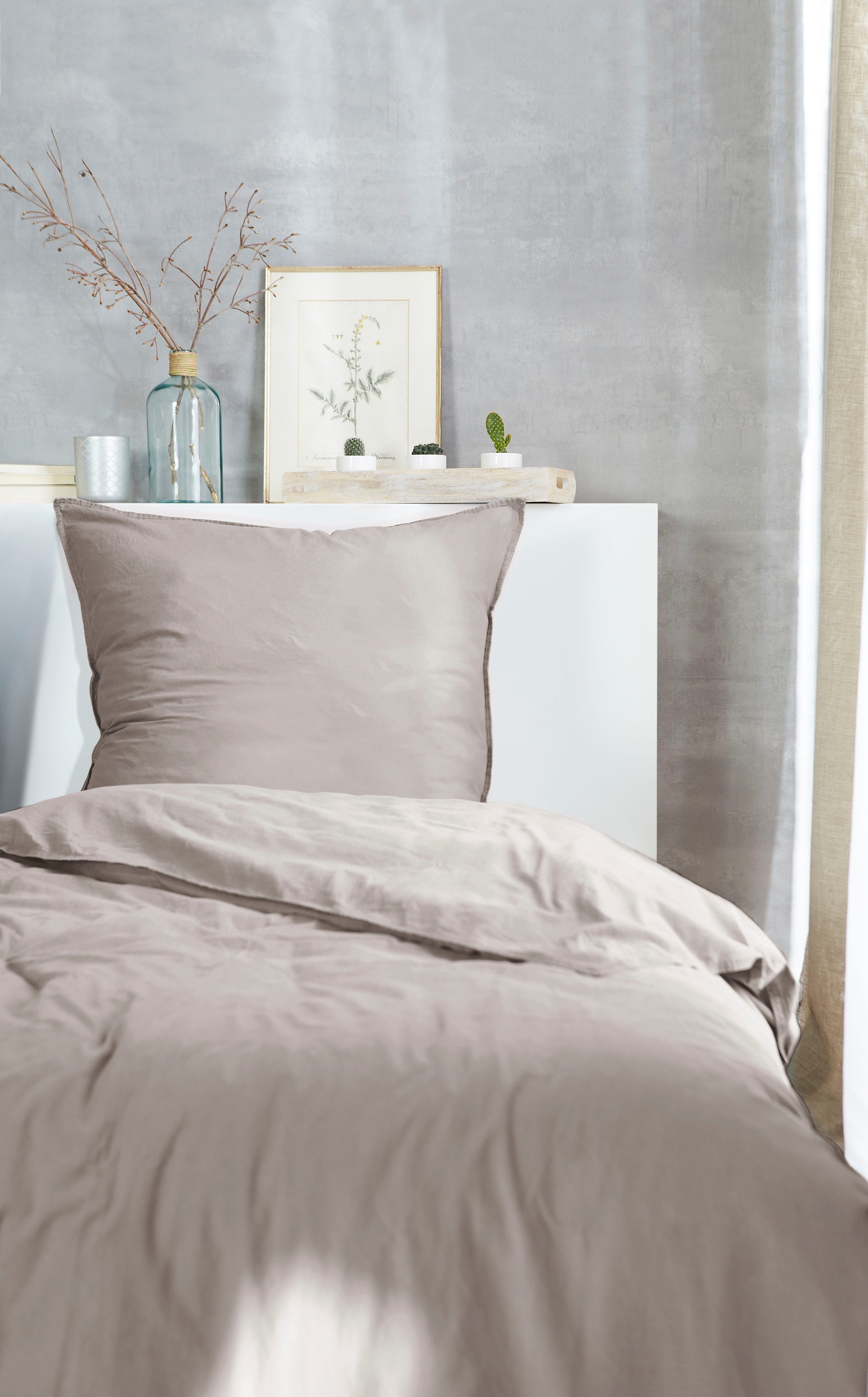 Primera Bettwäsche Primera Stone-Washed Flanell, Flanell, 2 teilig, Bettwäs günstig online kaufen