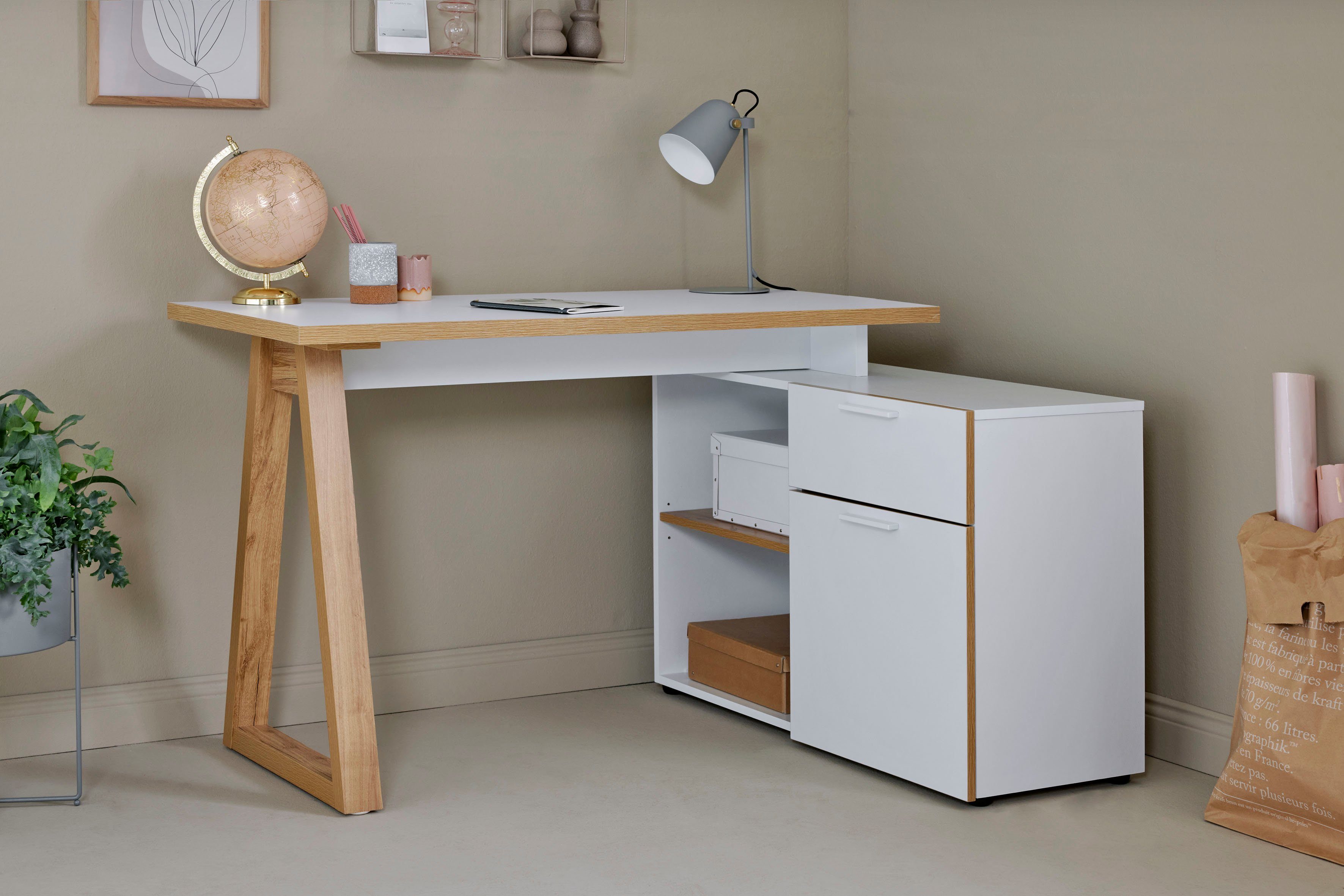 Jahnke Eckschreibtisch CLUB C 130 E, günstig online kaufen