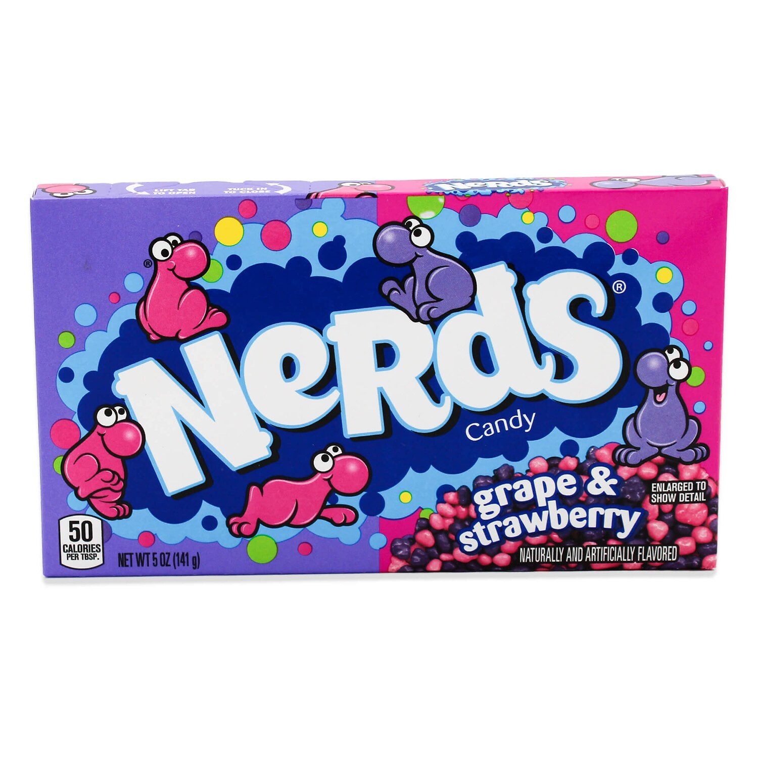 Nerds Süßigkeit, 1 x 141 g, Grape & Strawberry