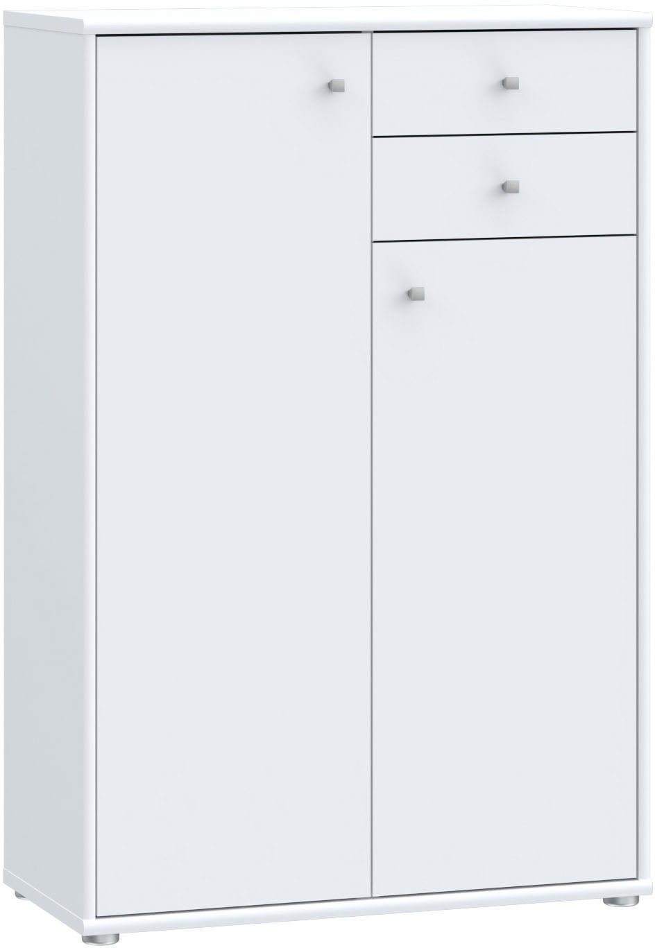 FORTE Kommode Tempra, Kommode, 2 Türen, 2 Schubkästen, viel Stauraum, Breite 73,7 cm