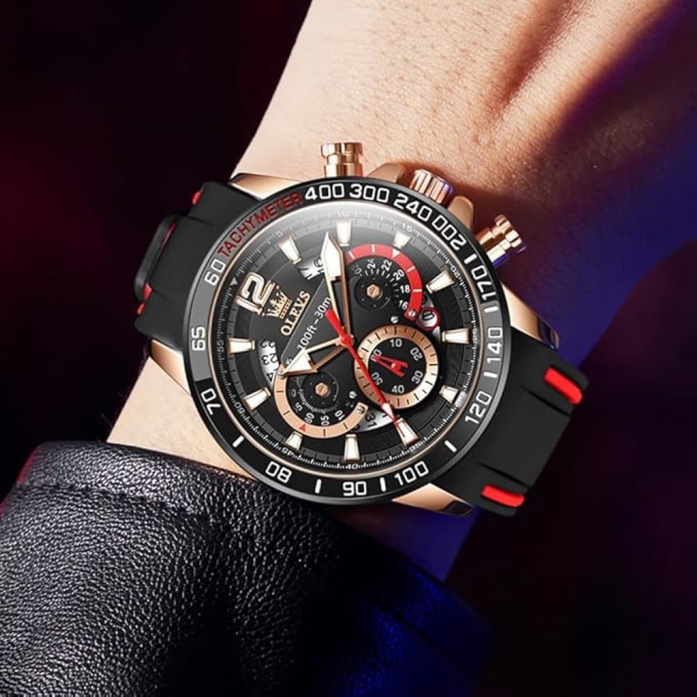 OLEVS Quarzuhr Sportliche Herrenuhr Chronograph mit günstig online kaufen