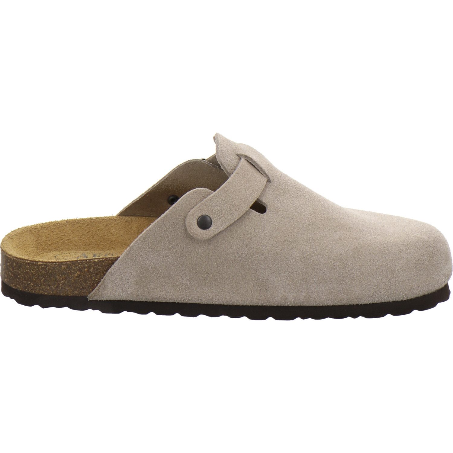 AFS-Schuhe 390074 Clogs Pantolette für Herren aus Leder mit Fußbett, Hausschuhe Made in Germany