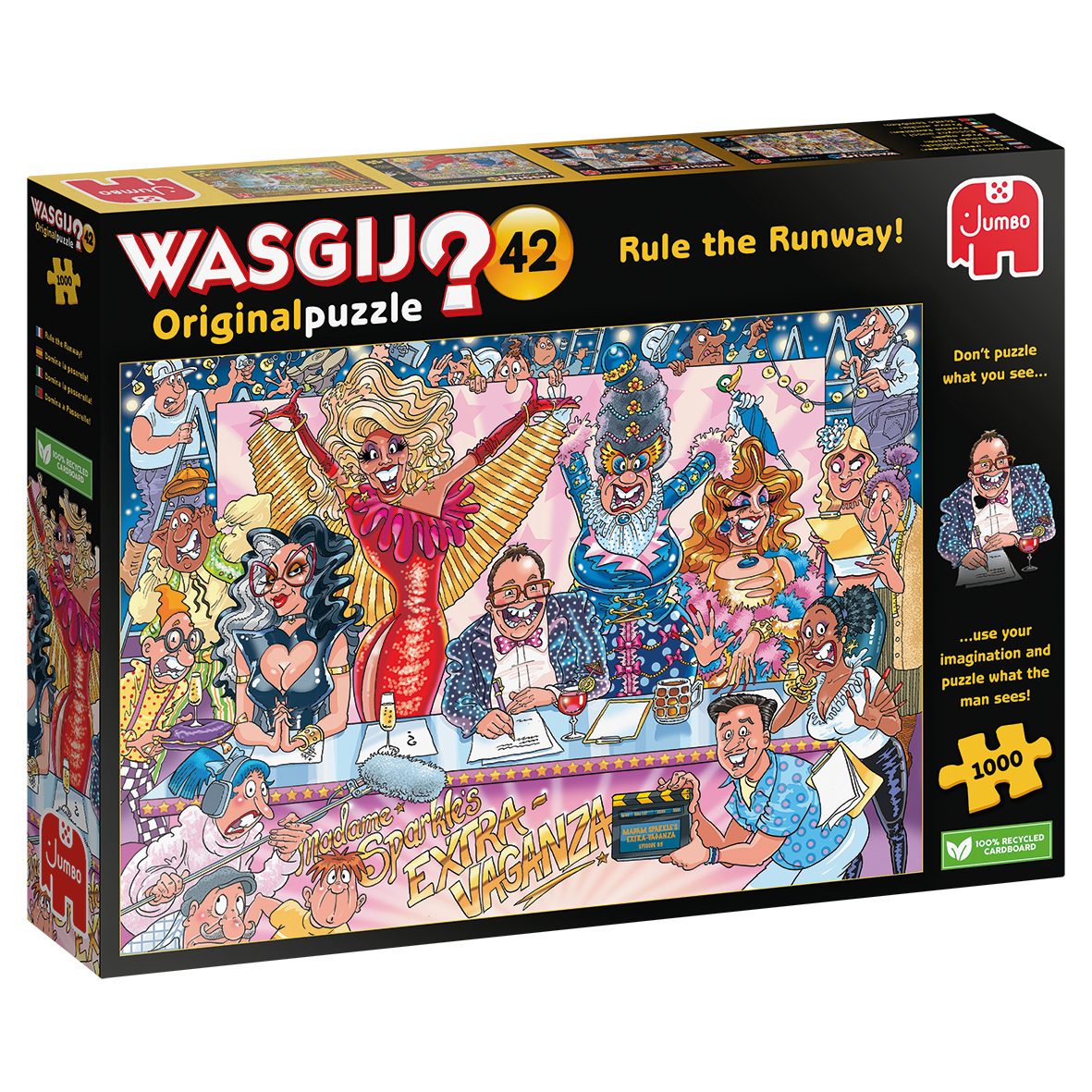 Jumbo Spiele Puzzle Wasgij Original 42 Rule the Runway! 1000 Teile Puzzle, 1000 Puzzleteile