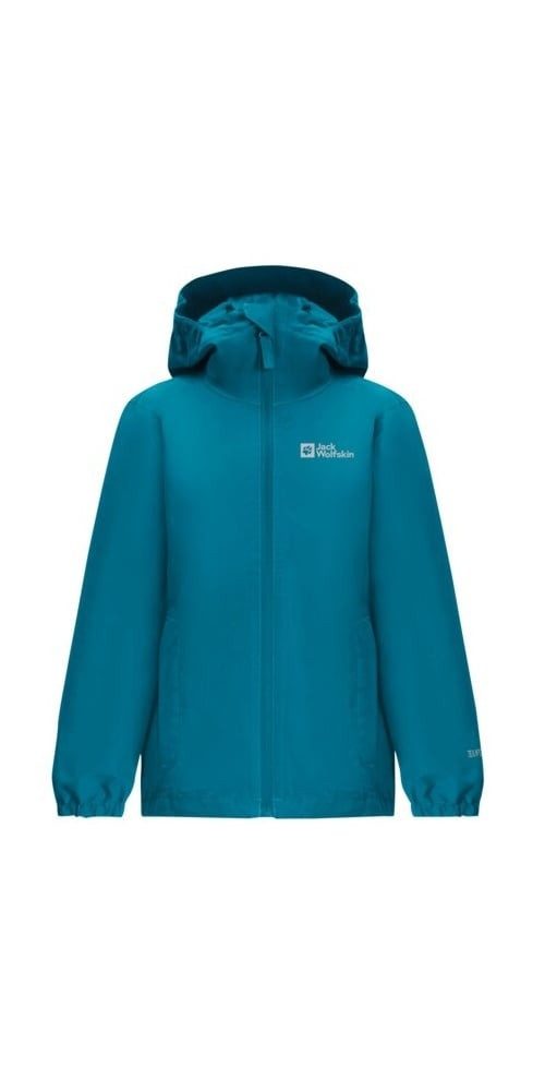 Jack Wolfskin Regenjacke Flaze Texapore (winddicht, wasserdicht und leicht) everestblau Kinder