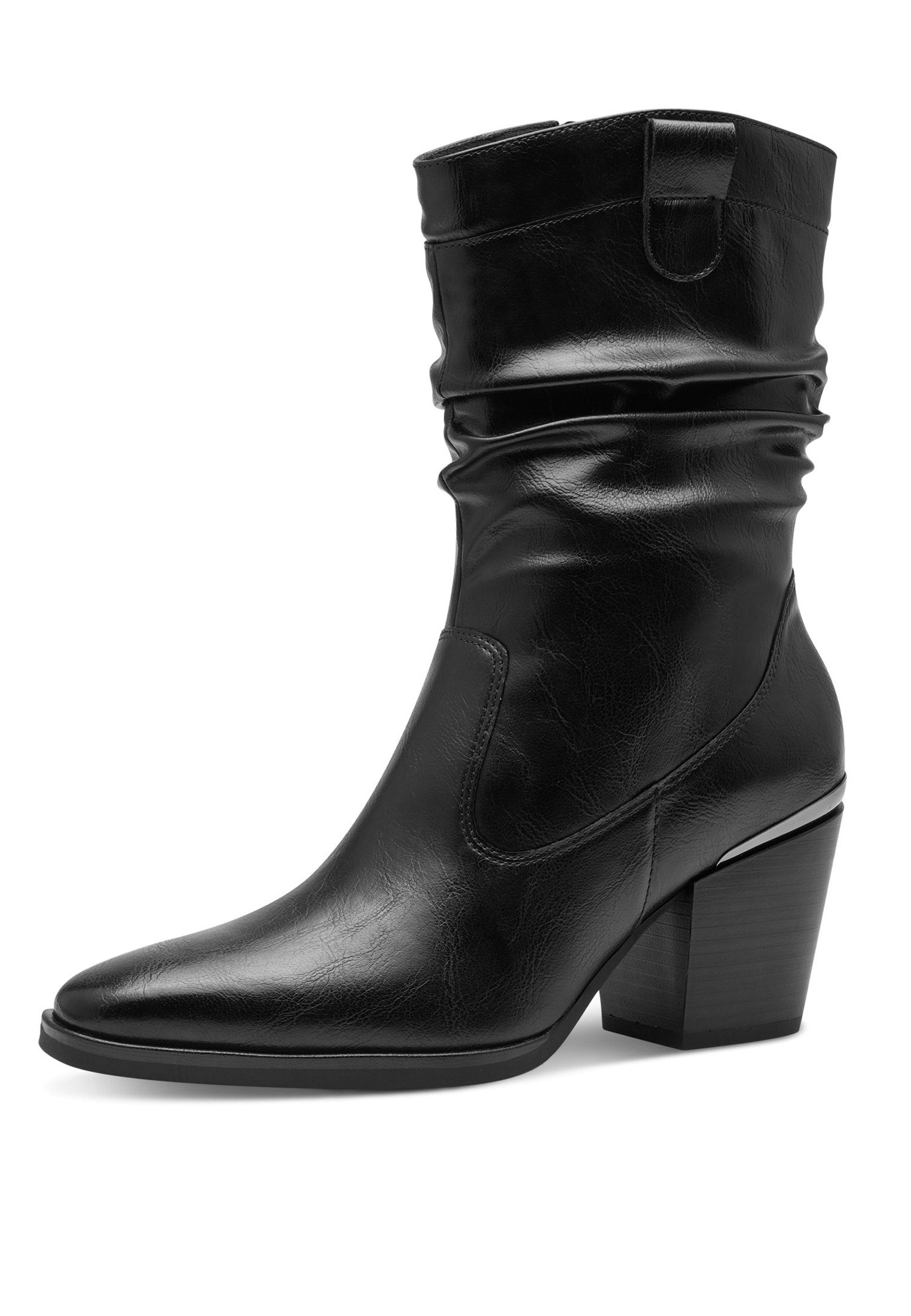 MARCO TOZZI Damen Stiefeletten Mit Absatz | Elegante Schnürstiefeletten Vegan