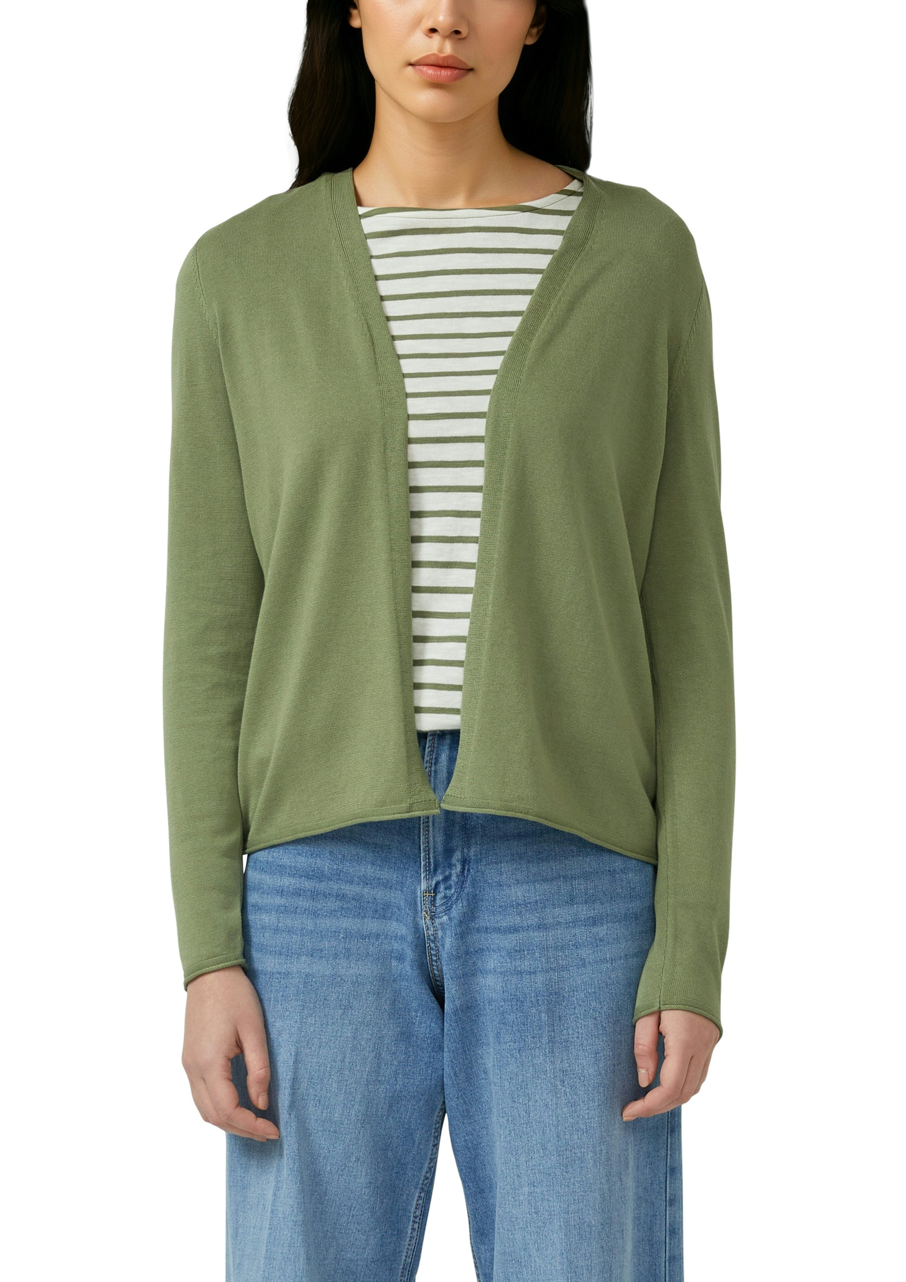 s.Oliver Cardigan ohne Verschluss und mit V-Ausschnitt