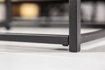 riess-ambiente Couchtisch LOFT 120cm natur /schwarz (Set, 3-St), Wohnzimmer · Metall · abnehmbares Tablett · eckig · Industrial