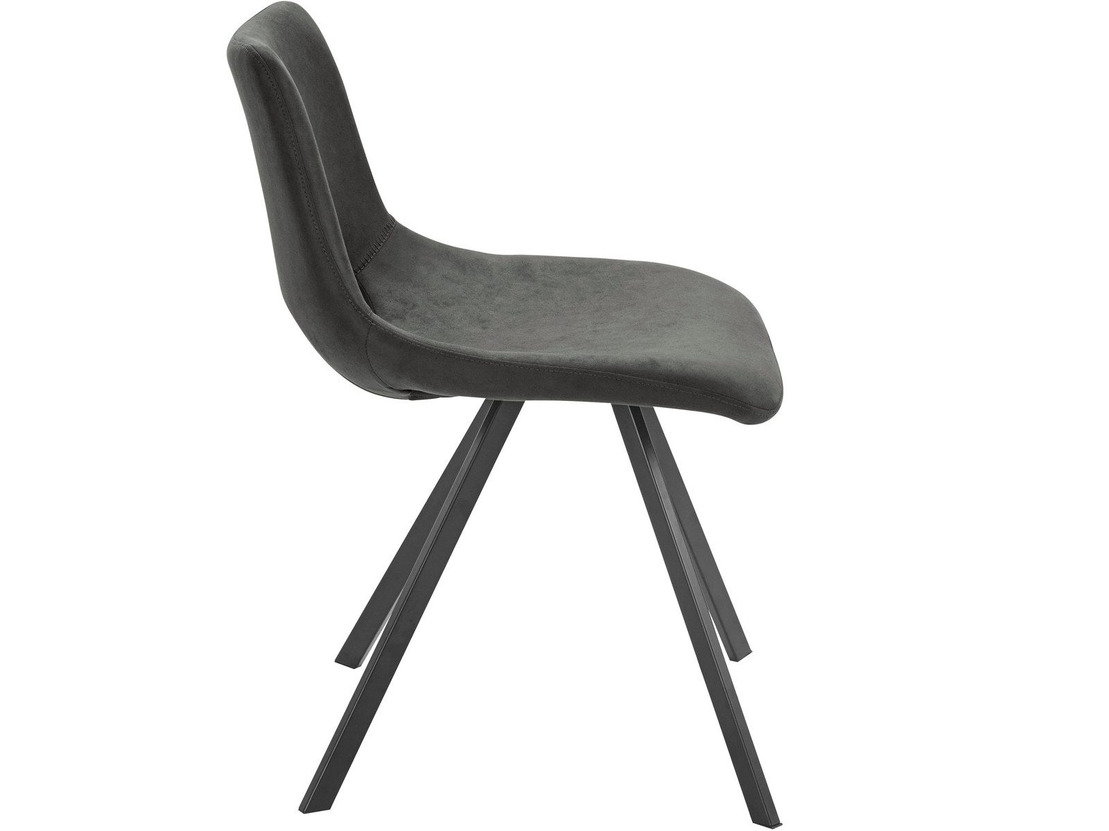 loft24 Esszimmerstuhl Leo (2er-Set, 2 St), mit strapazierfähigem Microfaser Bezug, Stuhl, Küchenstuhl