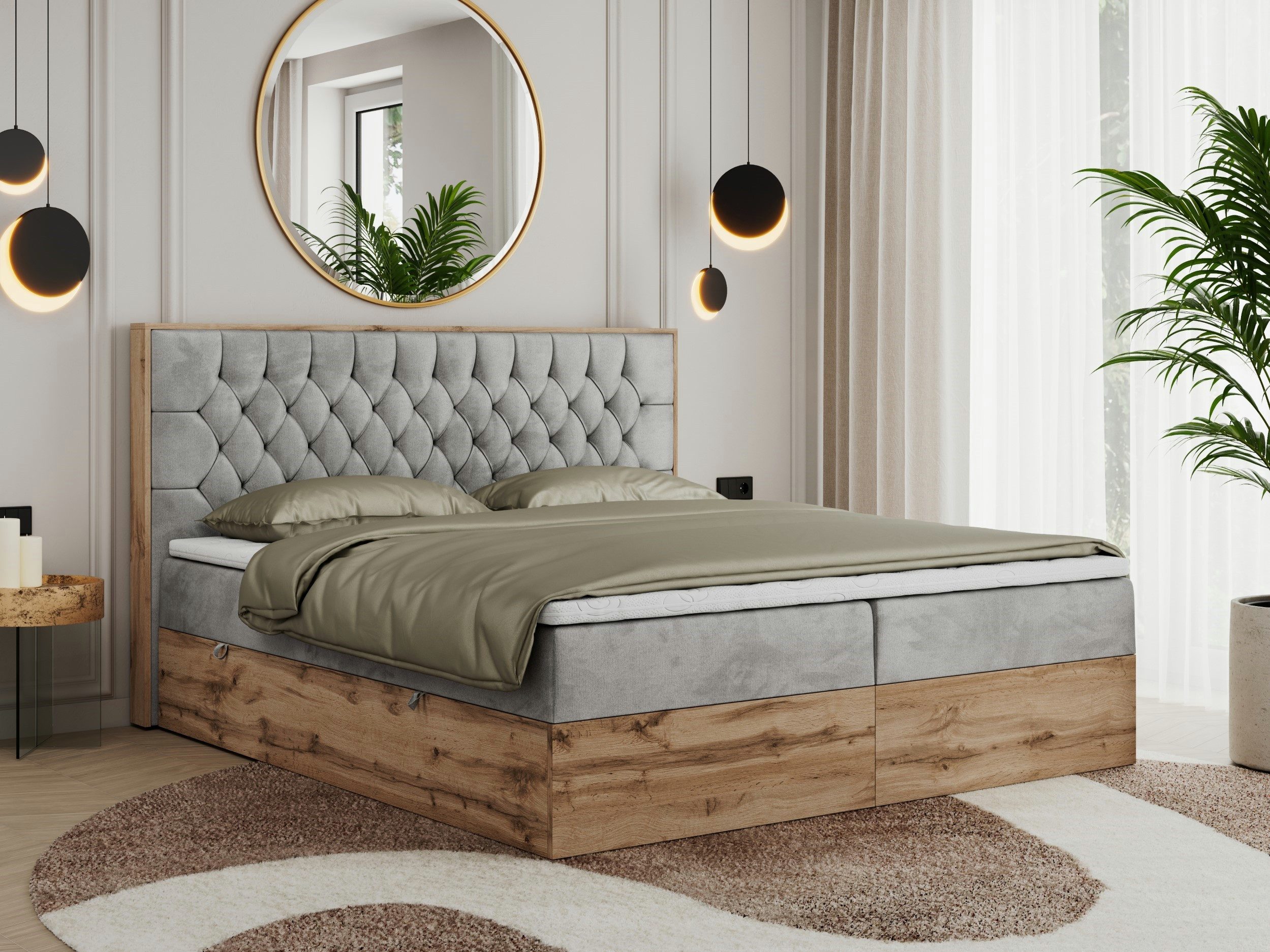 MKS MÖBEL Boxspringbett AMORE (Packung, Set, günstig online kaufen
