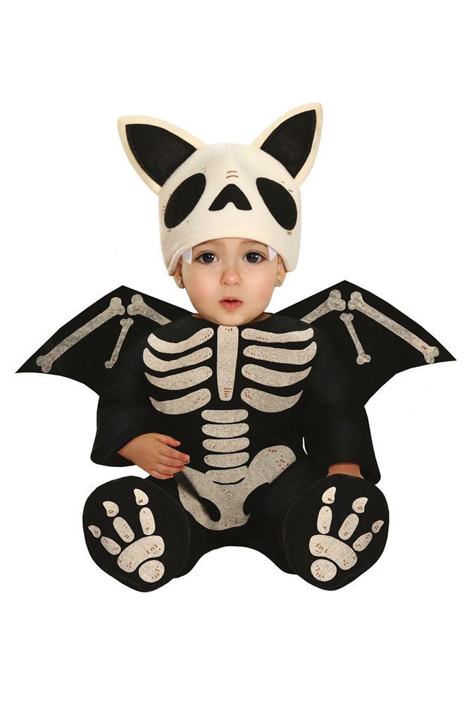 Karneval-Klamotten Kostüm Horror Fledermaus Skelett Baby Kleinkind Overall, Halloweenkostüm Babykostüm Kleinkinder