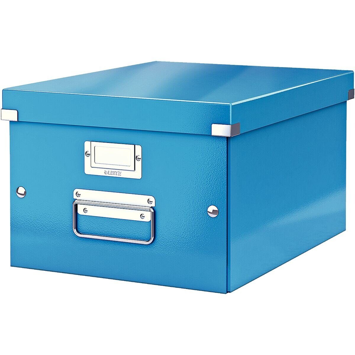 LEITZ Aufbewahrungsbox Click & Store, mit Metall-Etikettenhalter