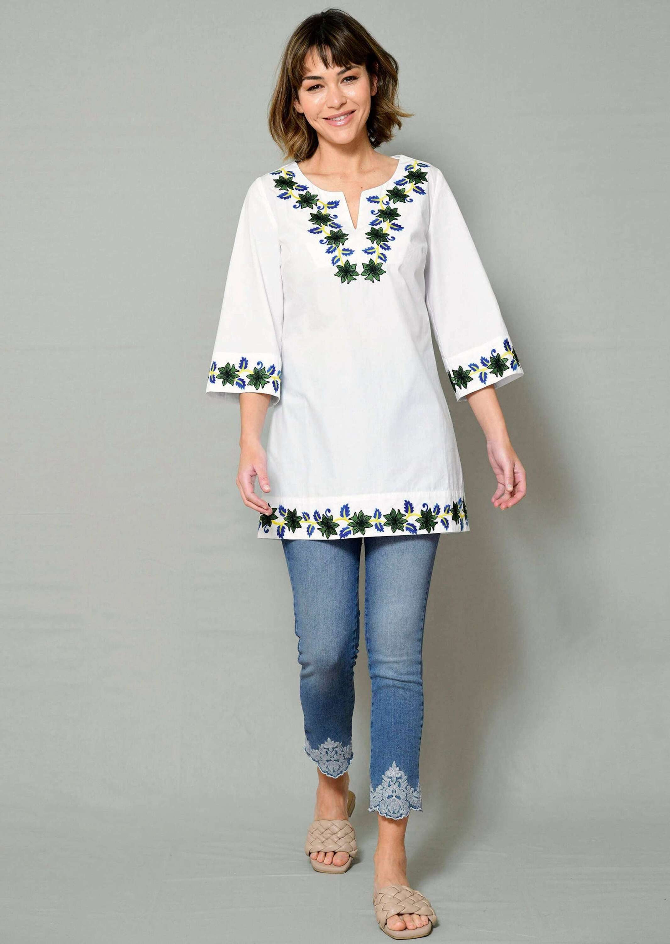 Alba Moda Tunika Tunika mit dekorativer günstig online kaufen