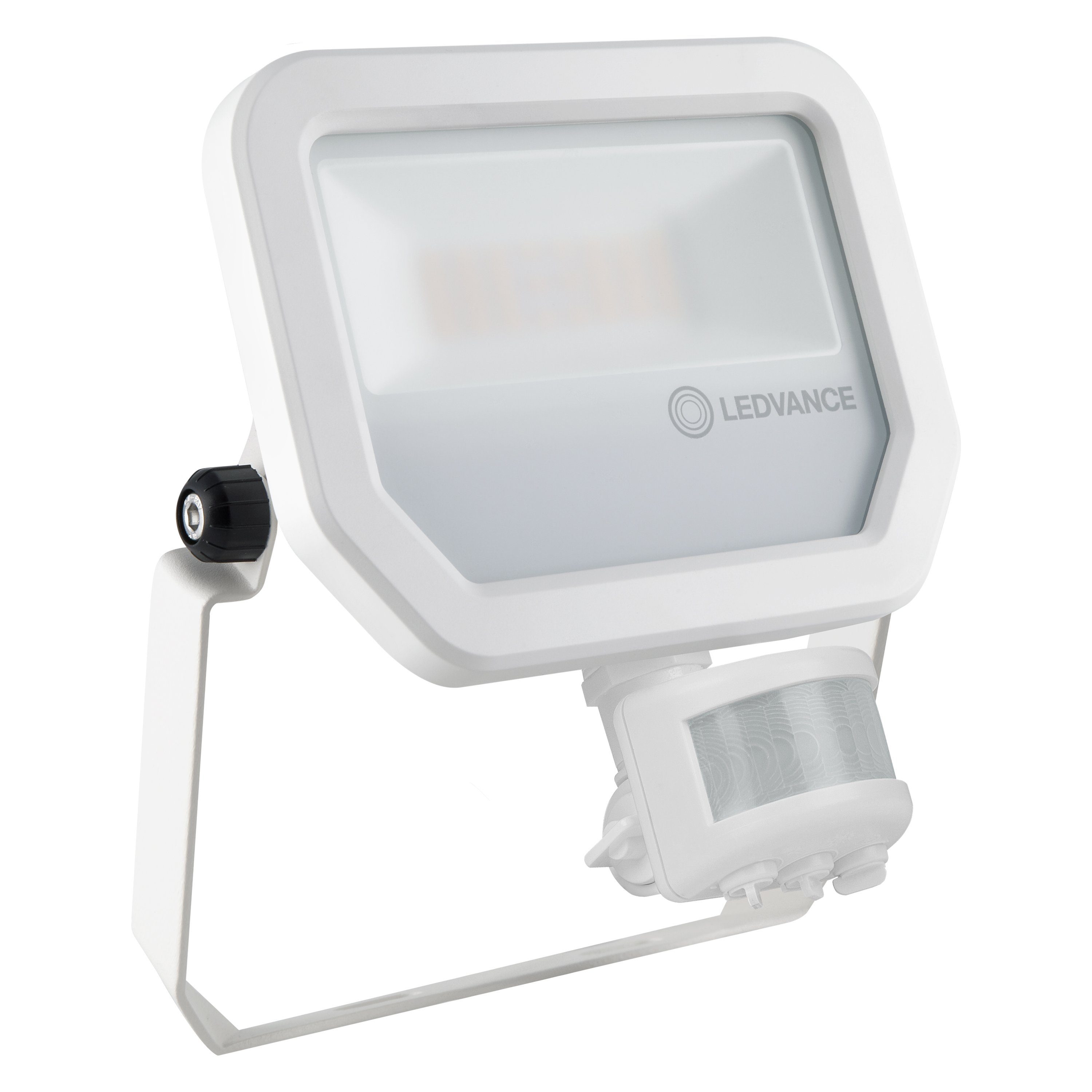 Ledvance LED Scheinwerfer FLOODLIGHT SENSOR 20 W, Außenanwendung, LED fest integriert, Leuchtmittel enthalten, Kalt weiß, Flexibler Bewegungs- und Tageslichtsensor