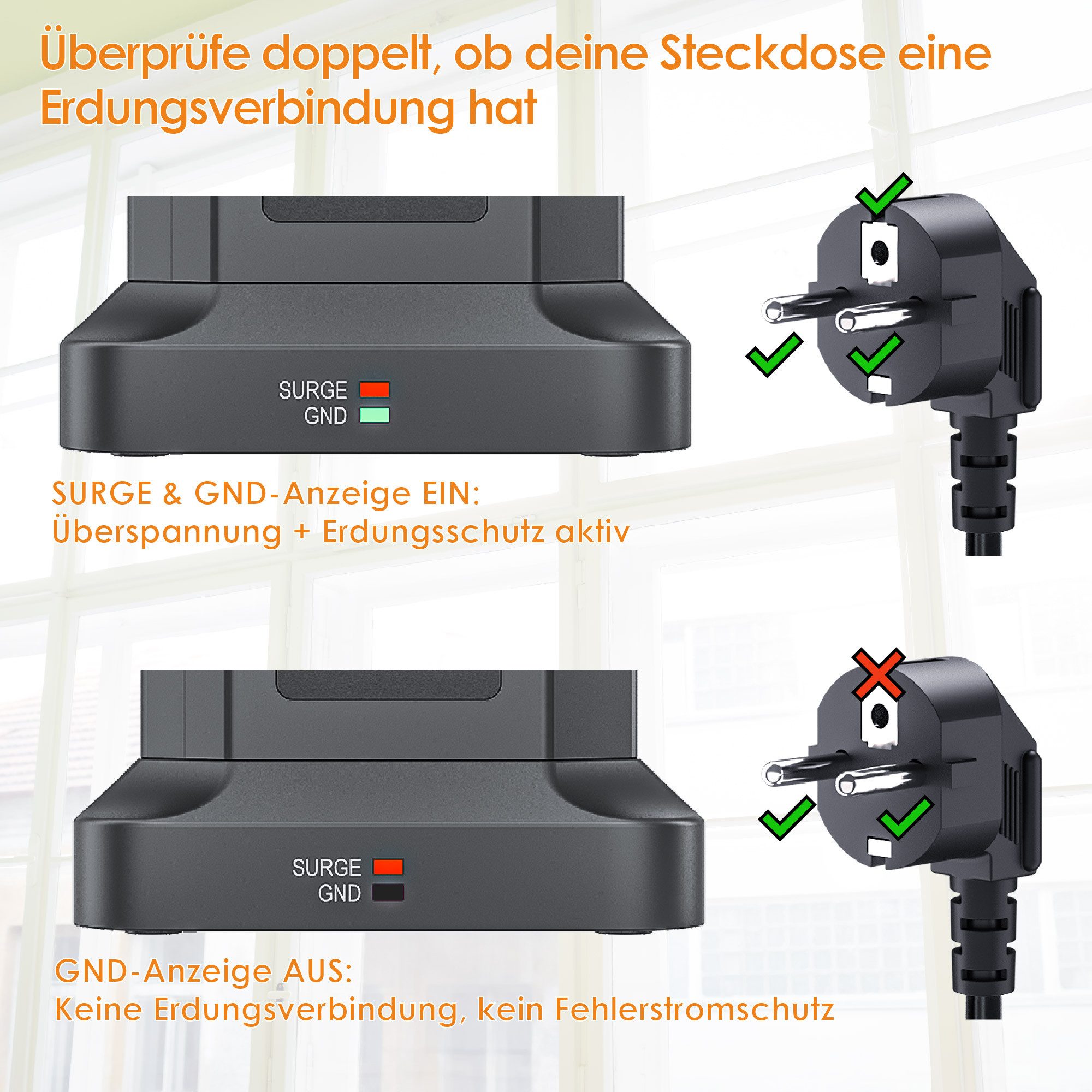neue dawn 12fach Mehrfachsteckdose USB C 4000W Steckdosenleiste Steckdosenwürfel Mehrfachsteckdose 12-fach (Einzeln Schaltbar, USB-Anschlüsse, 4*USB-A, 2*USB-C,12*Steckdose, Grünes Licht leuchtet bei Blitz, mit Sicherheitsanzeigeleuchten, mit überspannungsschutz, Kabellänge 2 m), mit usb mehrfach,Steckdosenturm,Verlängerungskabel
