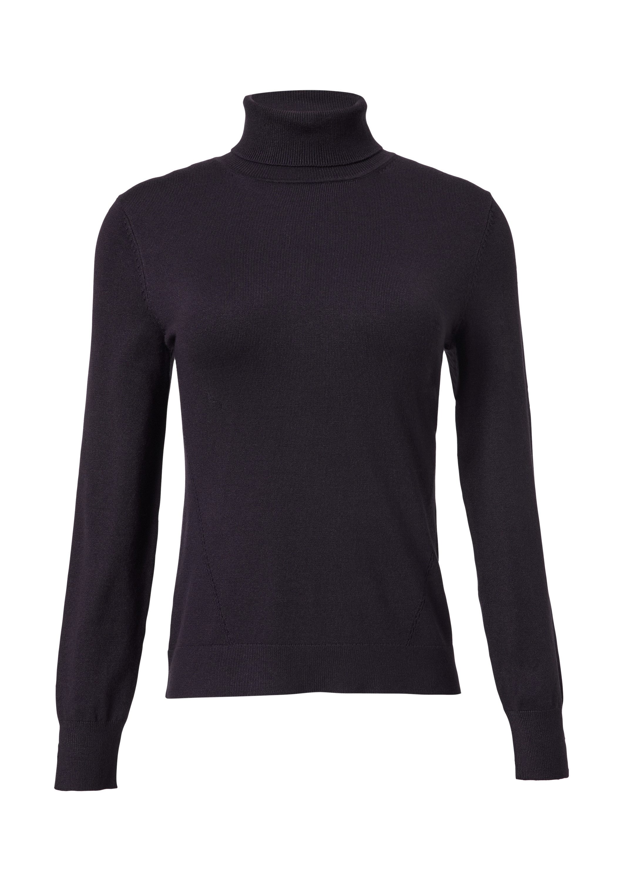 comma Longpullover Strickpullover Eleganter Feinstrickpullover mit günstig online kaufen