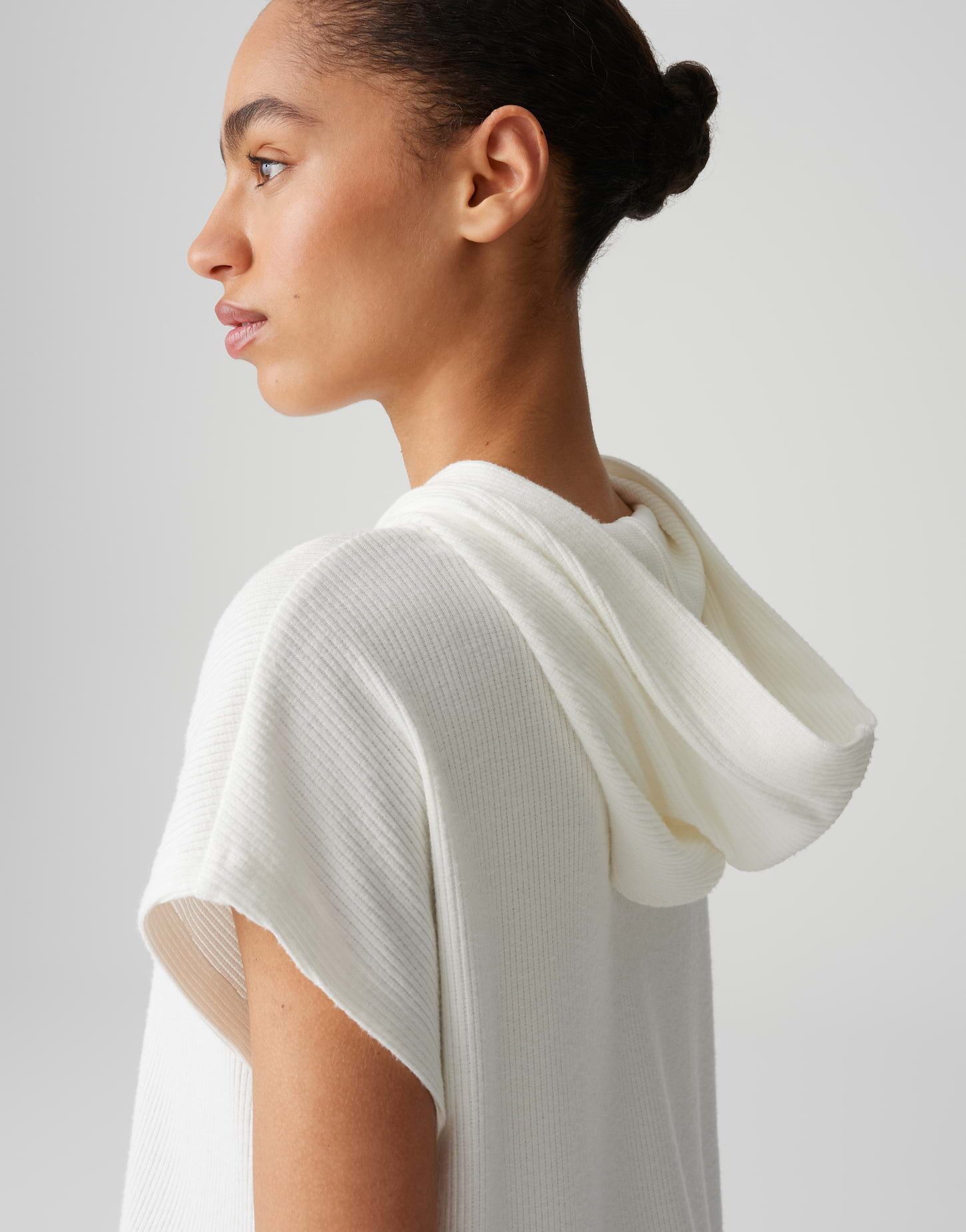 OPUS Kurzarmshirt SAHUDI mit Rippstruktur