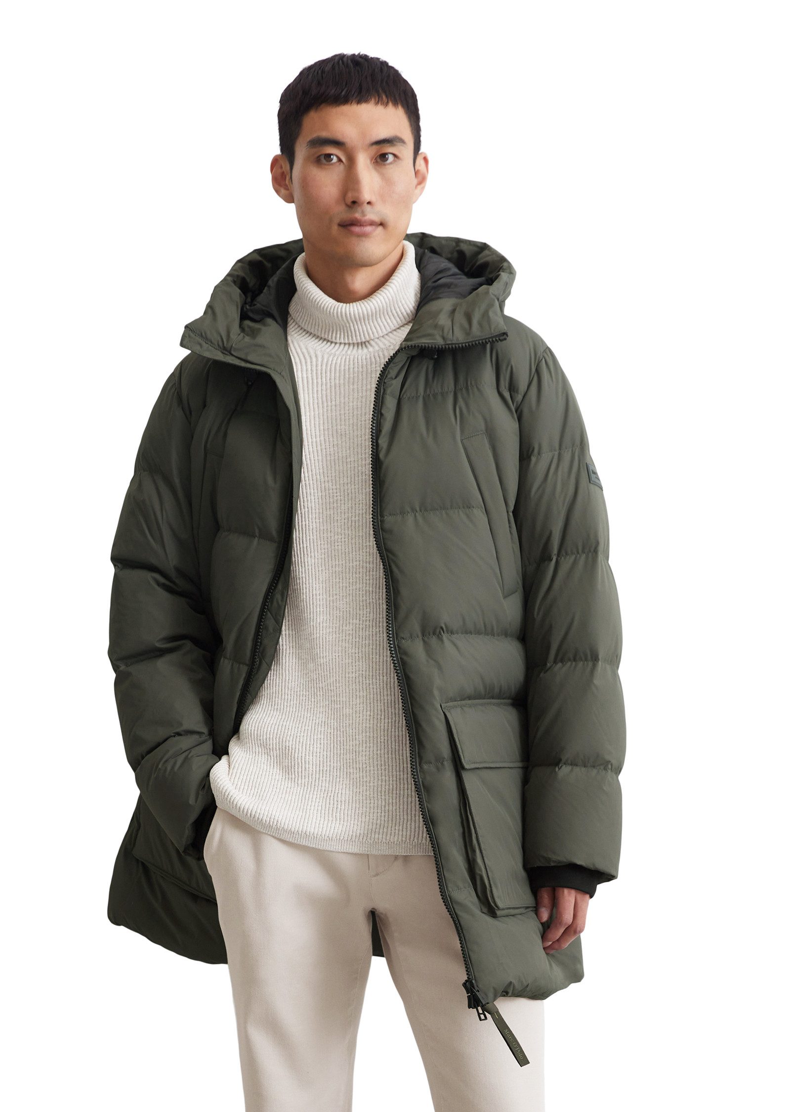 Marc O'Polo Winterjacke mit Kapuze und günstig online kaufen