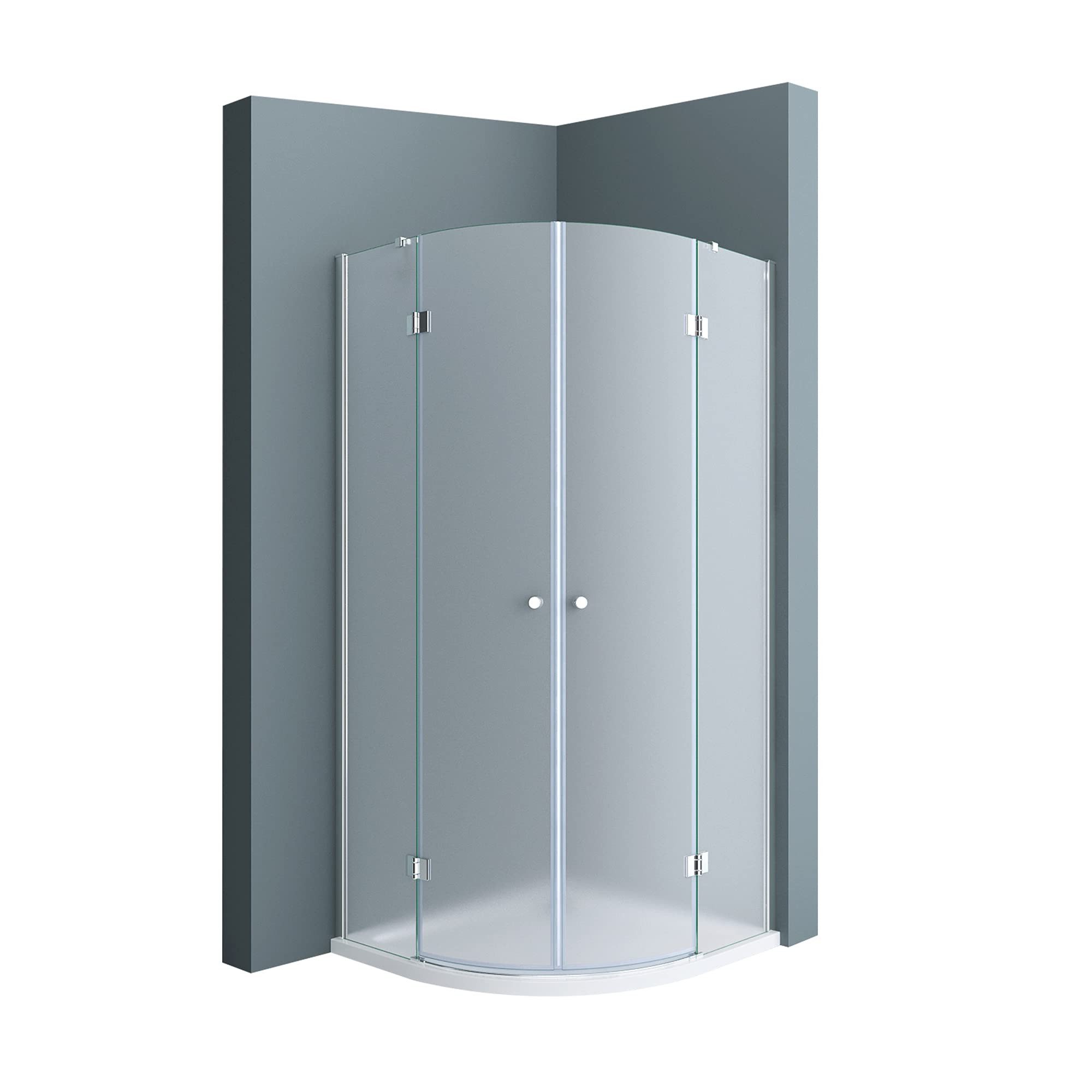 doporro Runddusche Viertelkreisdusche Duschkabine ESG-Sicherheitsglas Easy- günstig online kaufen