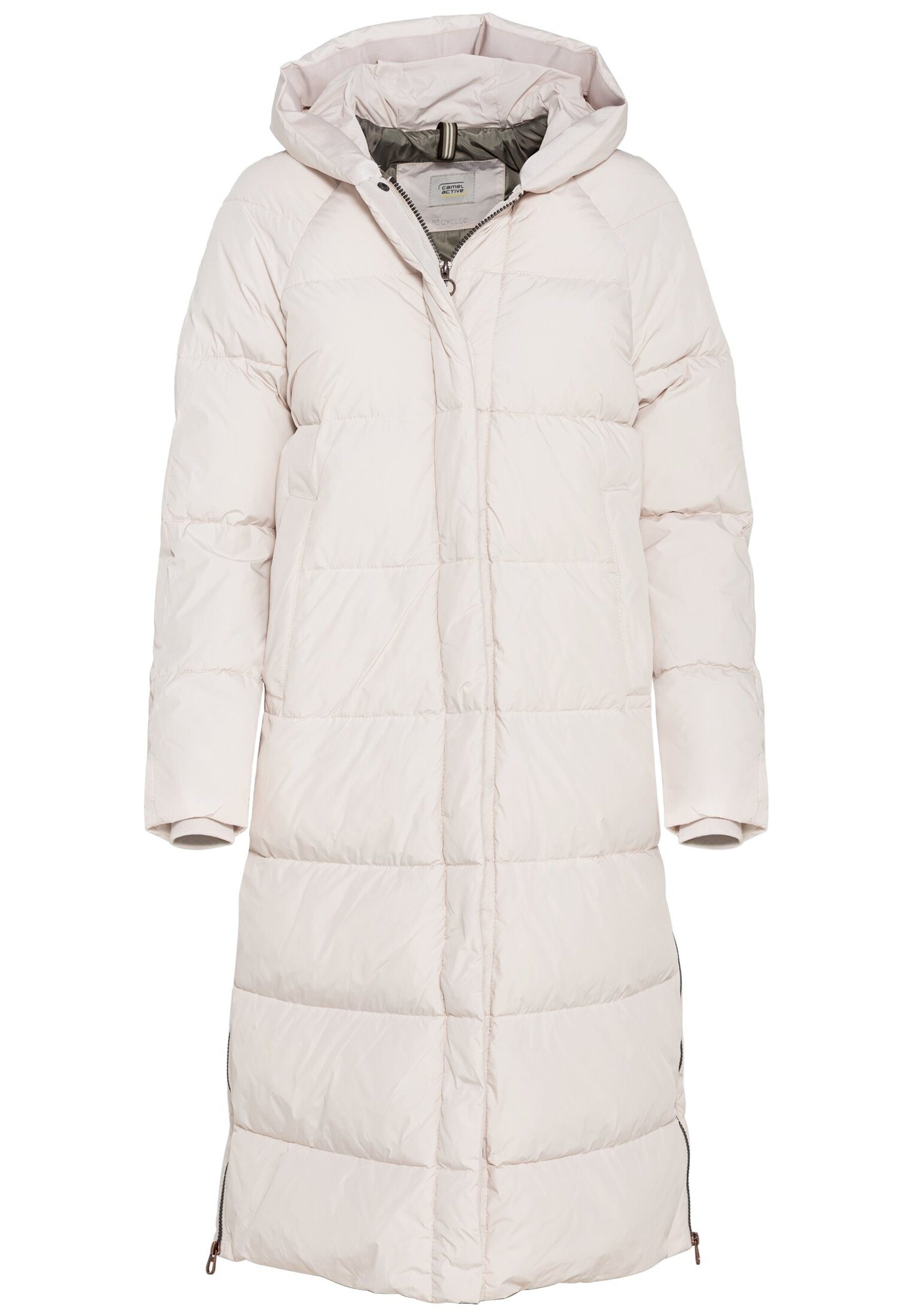 camel active Wintermantel Steppmantel aus recyceltem Polyester