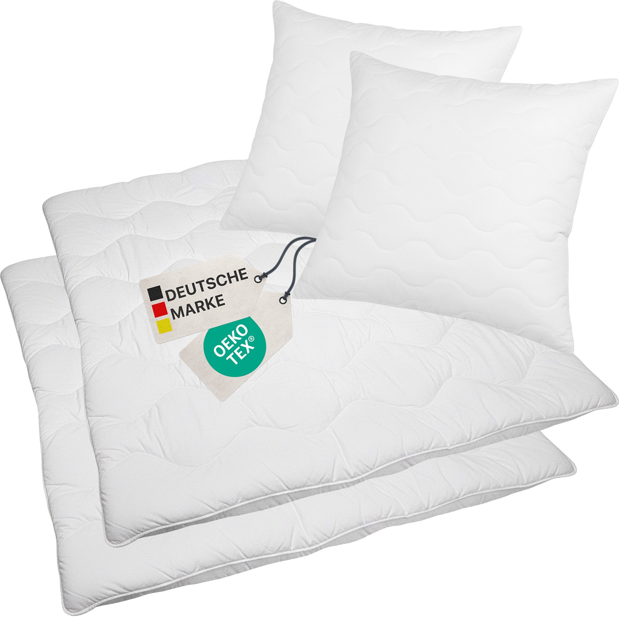 NYVI Bettdecke + Kopfkissen Bettenset DreamScience günstig online kaufen