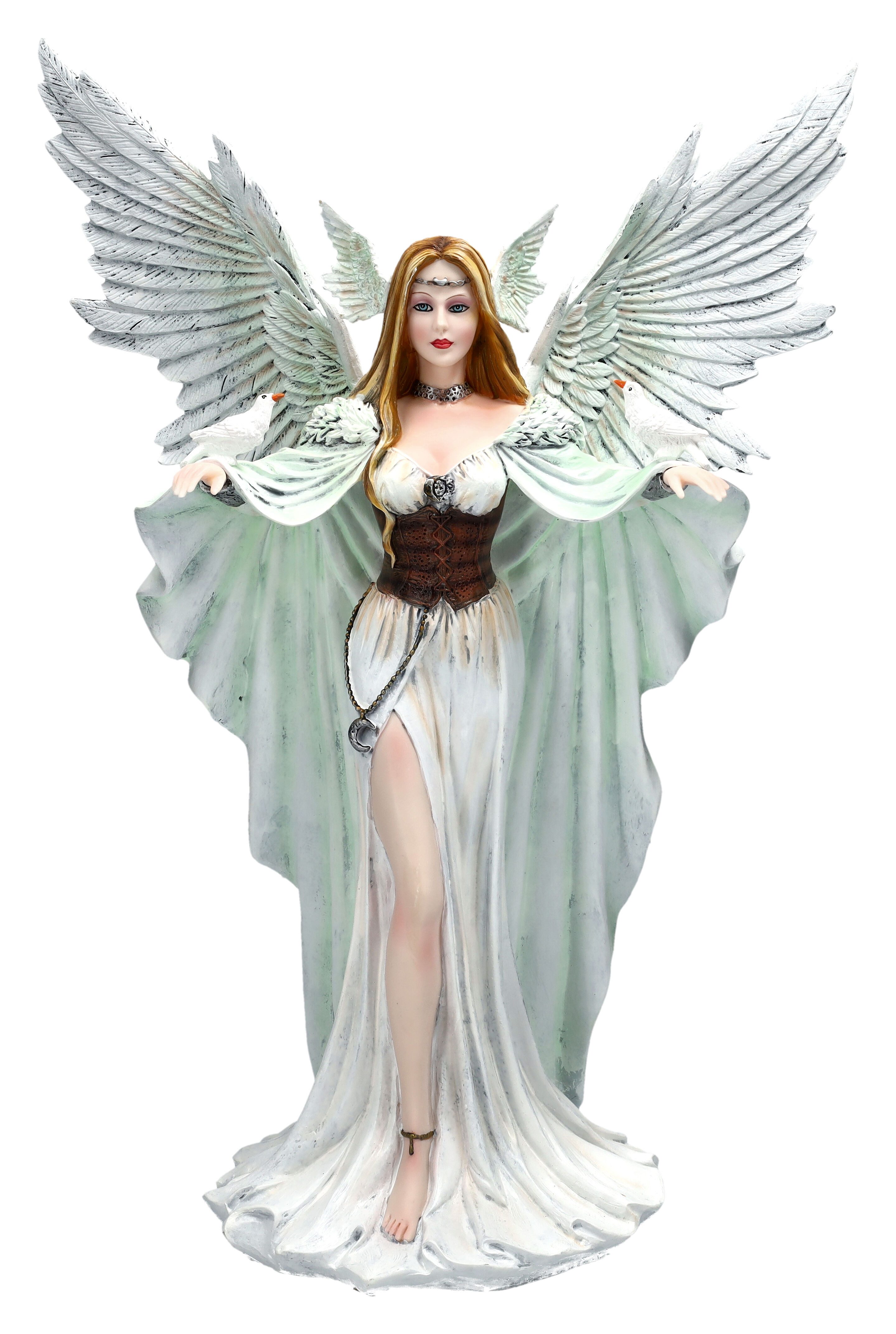 Dekofigur Engel Figur - Welcome to Heaven - Fantasy Dekoration Dekofigur
