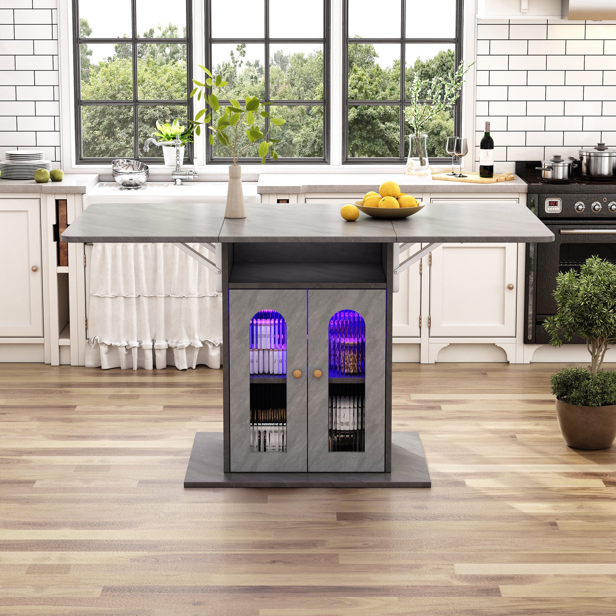 OKWISH Esstisch Multifunktionaler Ausziehbarer Esstisch (Moderner günstig online kaufen