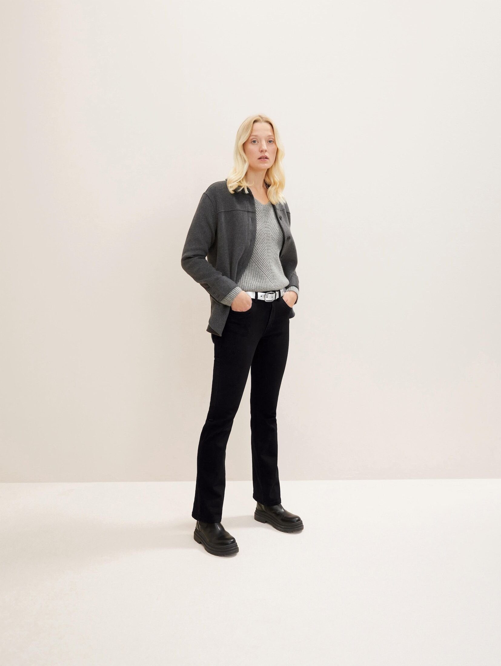 TOM TAILOR Ledergürtel Belts TTANGELINA Ledergürtel mit abgerundeter Dornschließe