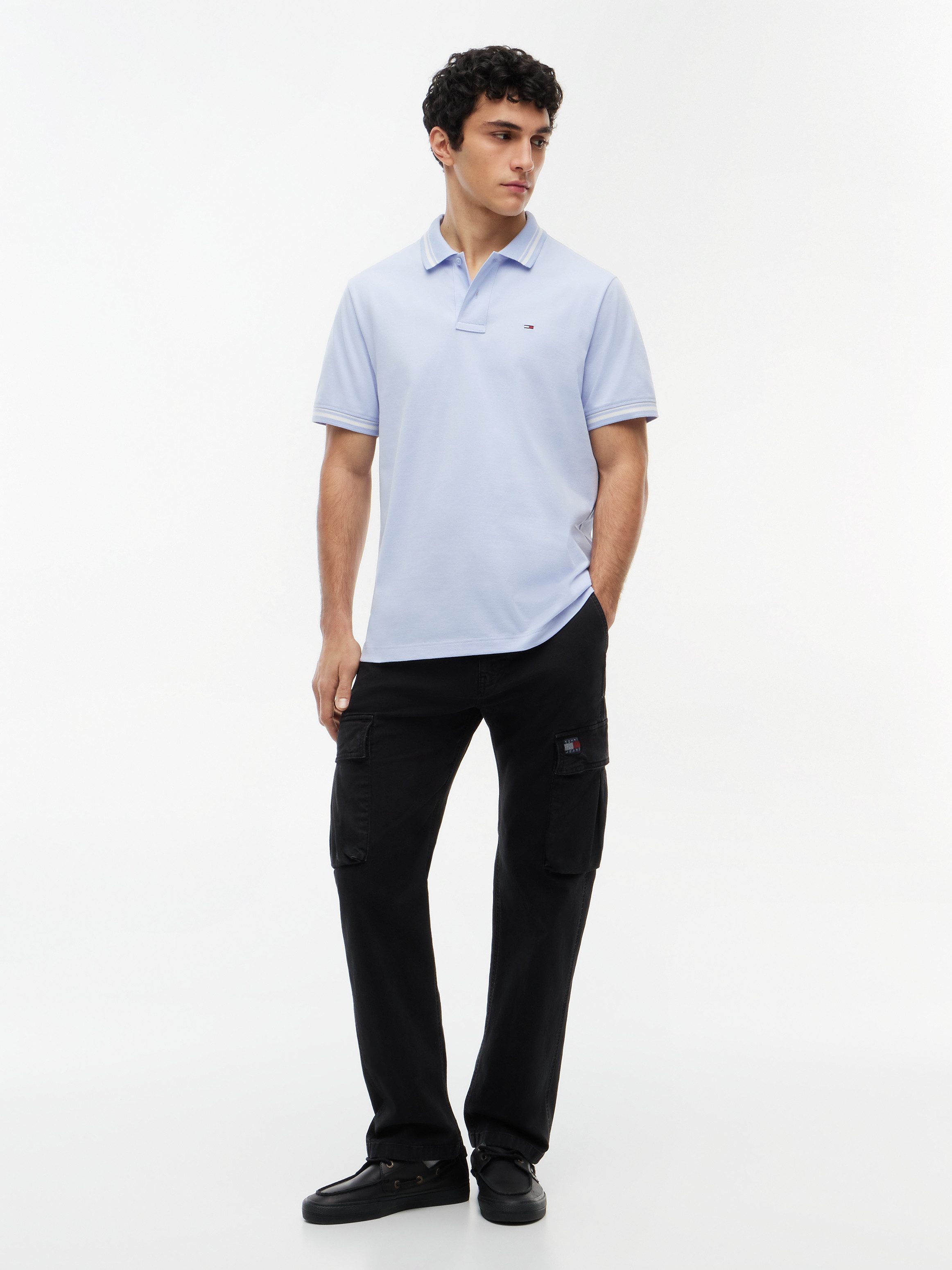 Tommy Jeans Poloshirt TJM REGULAR TIPPED Regular fit mit Polokragen – Bild 4 von 5