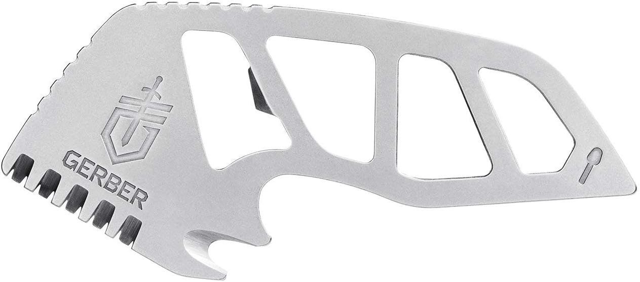 Gerber Multitool Gerber Gutsy 4-in-1 Fischwerkzeug Silber – Entschupper, Gut Hook