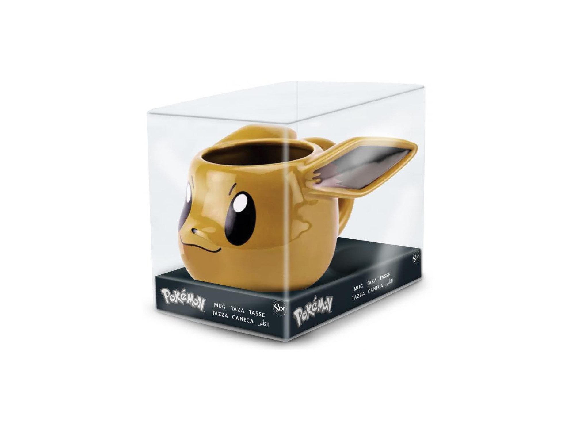Tasse Pokemon Evoli 3D Tasse, 500 ml