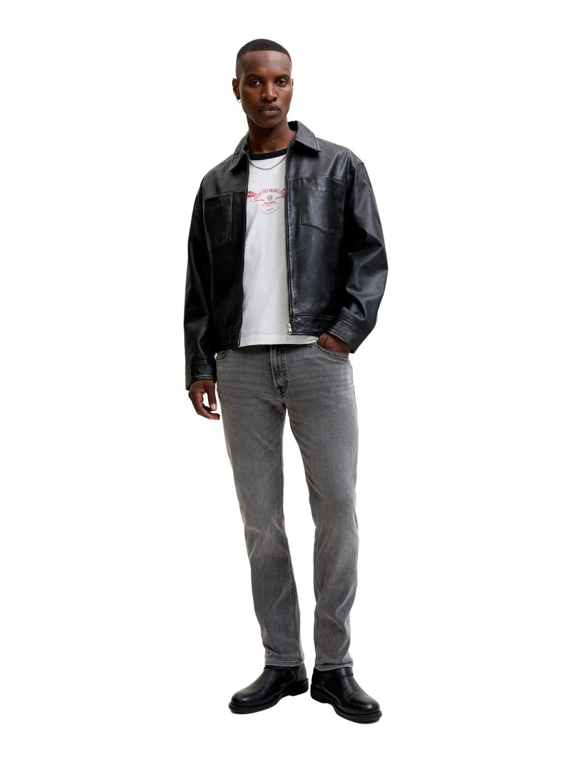 Jack & Jones Straight-Jeans JJICLARK JJORIGINAL mit Stretch – Bild 2 von 5