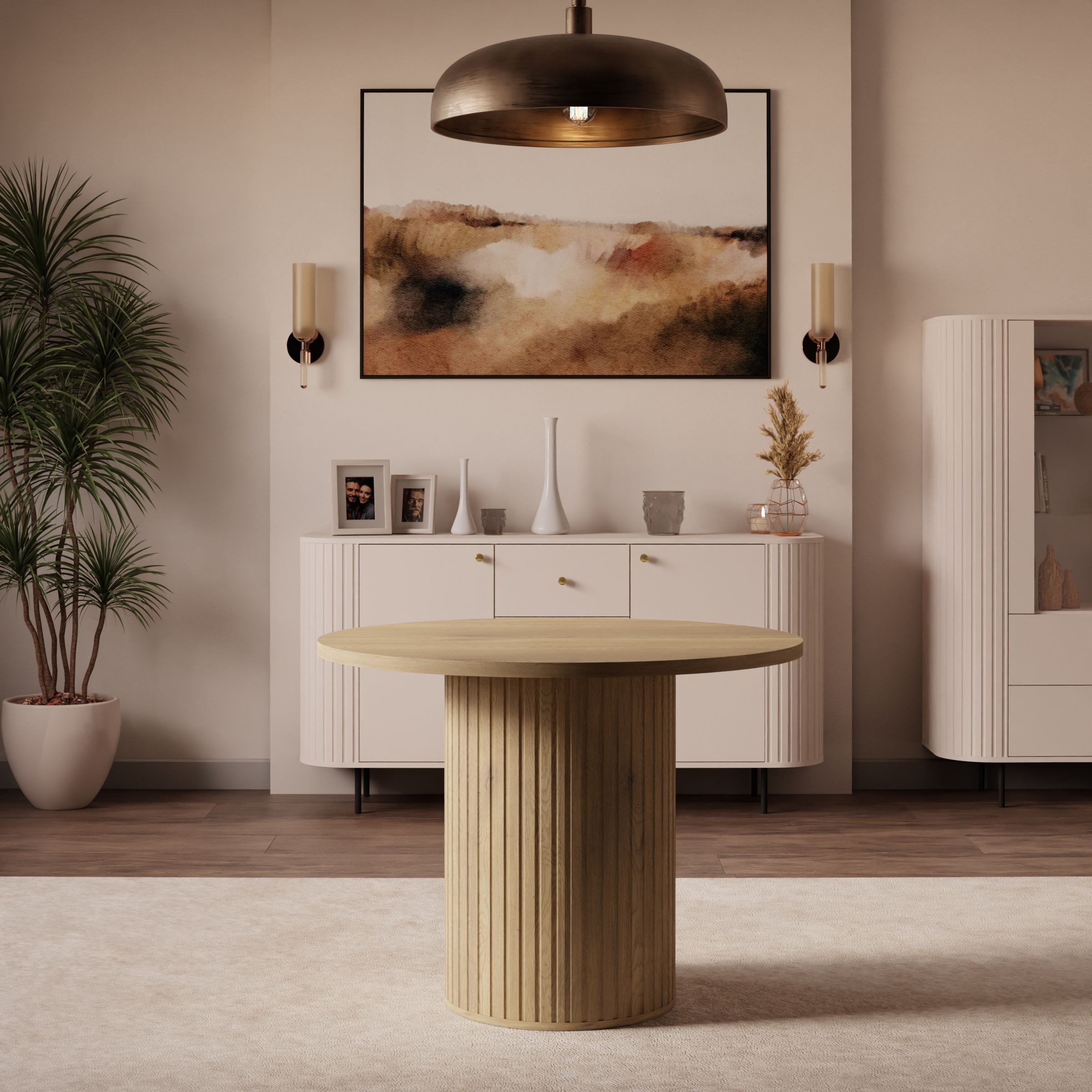 Küchen-Preisbombe Esstisch Ovalio Typ 204 Tisch ausziehbar 100-188 Wohnzimmer Esszimmer Rund Oval