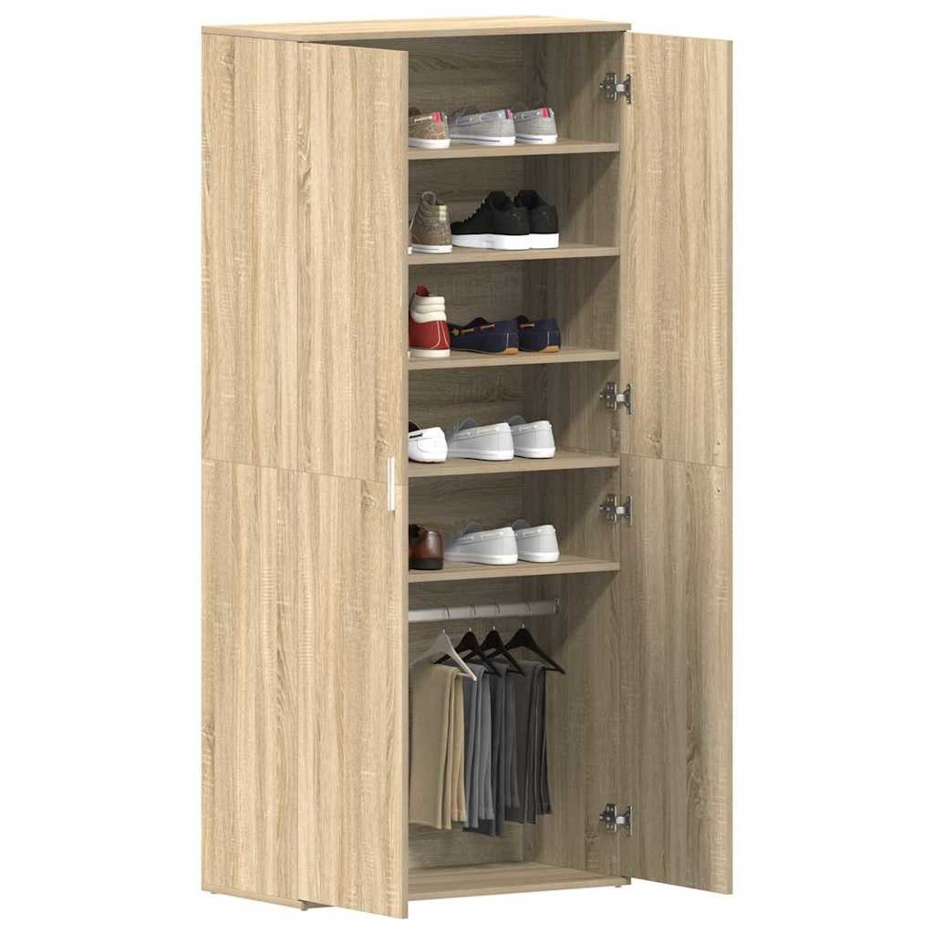 vidaXL Schuhregal Schuhschrank mit Tür Braun günstig online kaufen