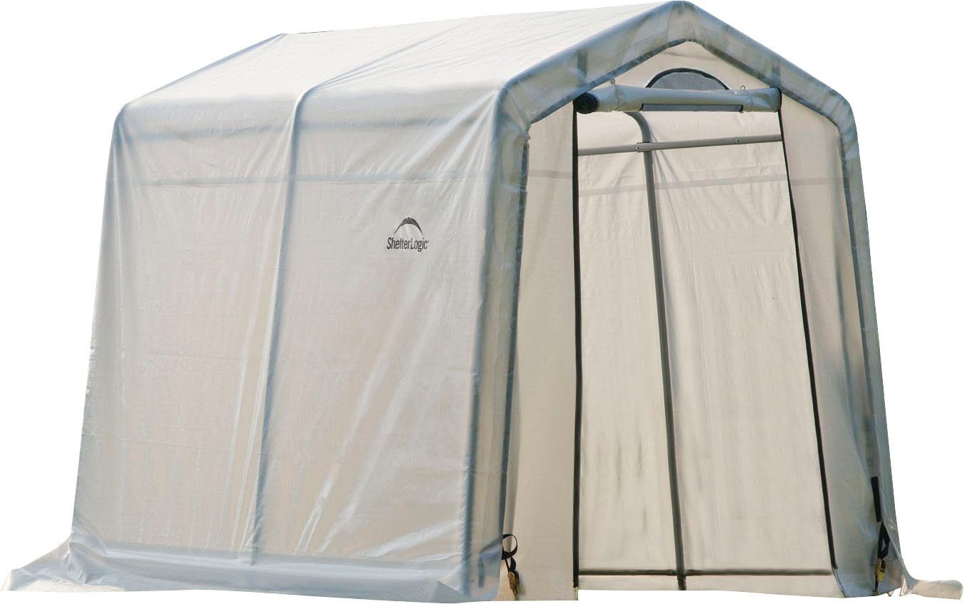 ShelterLogic Gewächshaus, aus wasserdichter Polyethylen-Plane weiß