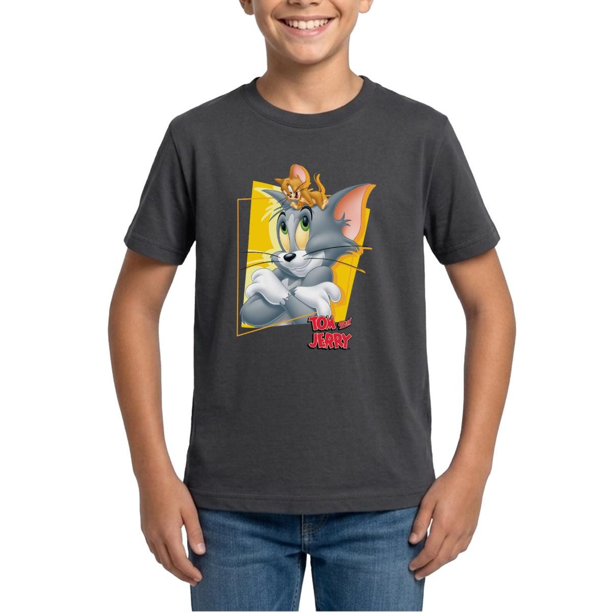 T-Shirt Tom Und Jerry Portrait Teenager T-Shirt