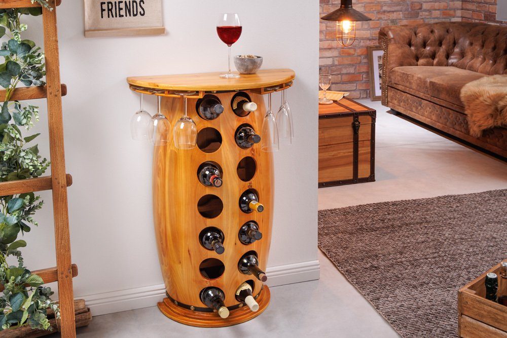 riess-ambiente Weinregal BODEGA 84cm natur, Einzelartikel 1-tlg., Wohnzimme günstig online kaufen