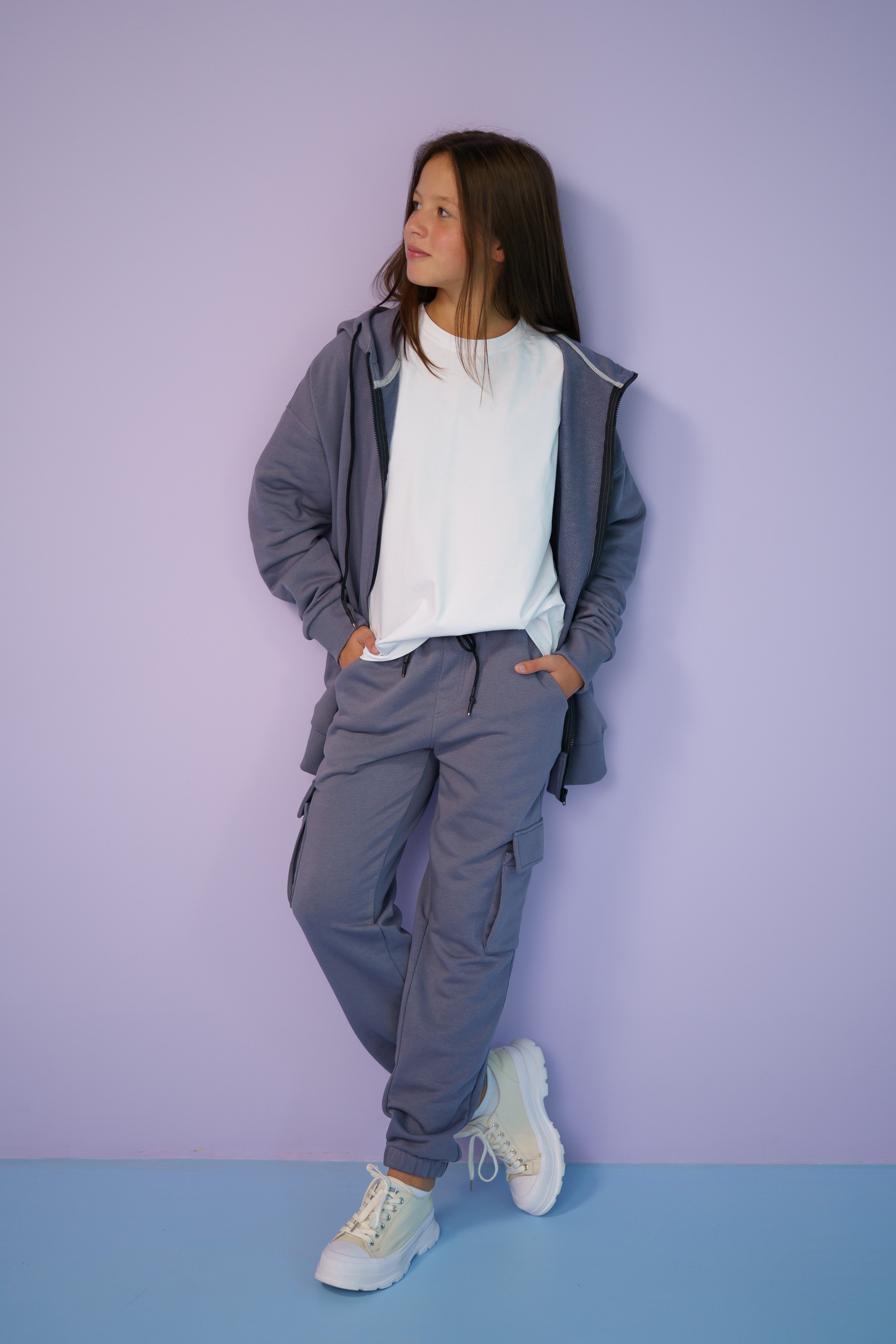 LEMONI Sweathose Cargohose Urban-Style (Set) Elastikbund günstig online kaufen