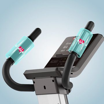 AsVIVA Ergometer Heimtrainer & Ergometer AsVIVA H25 Studio Pro, 6 virtuelle (Real-Live) Trainingsszenen, MP3 3,5 Klinke AUX-Anschluss