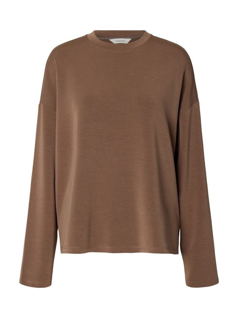 Selected Langarmshirt SLWOVERSIZED LS TENNY TOP