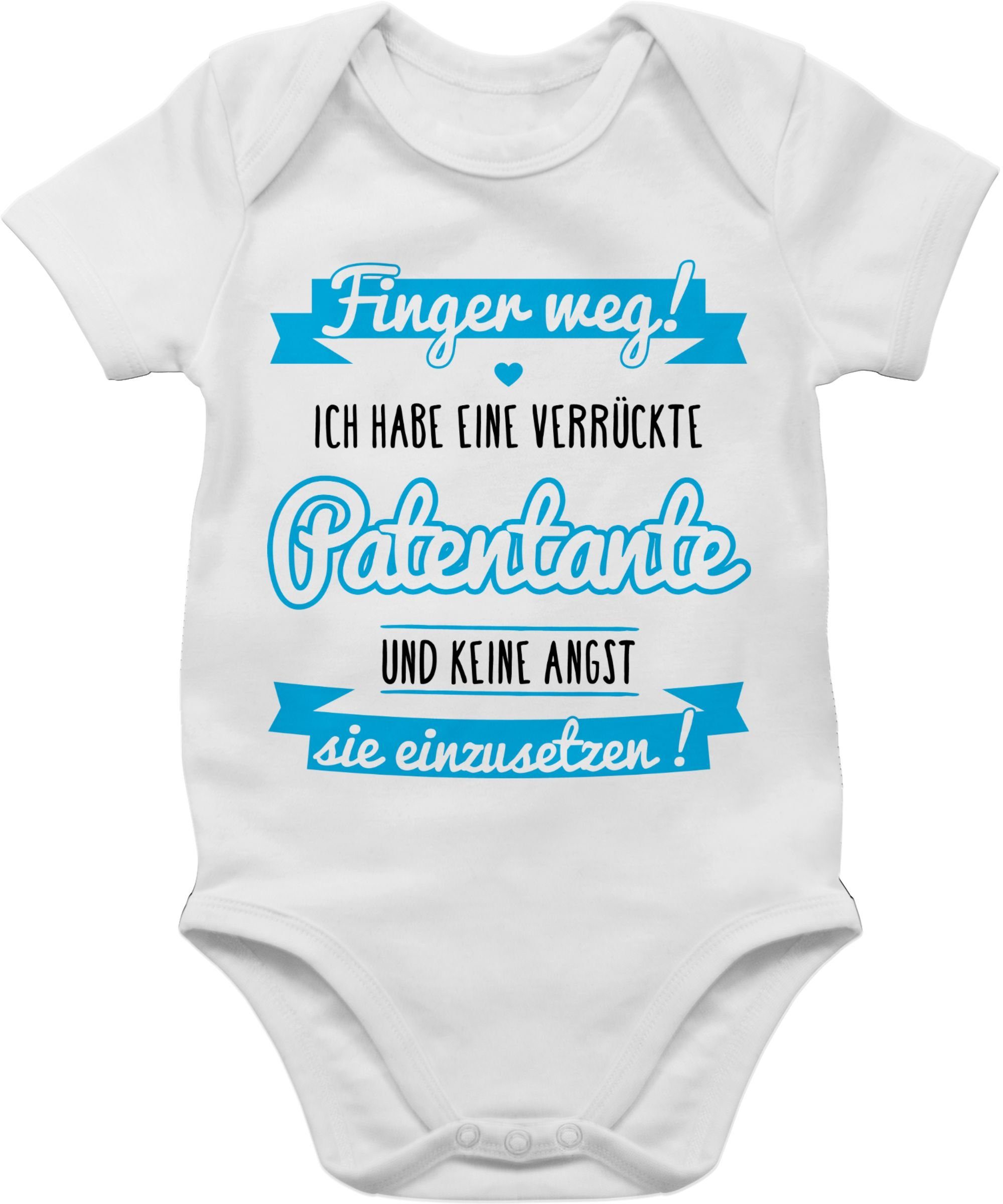 Shirtracer Shirtbody Ich habe eine verrückte Patentante - blau/schwarz Patentante