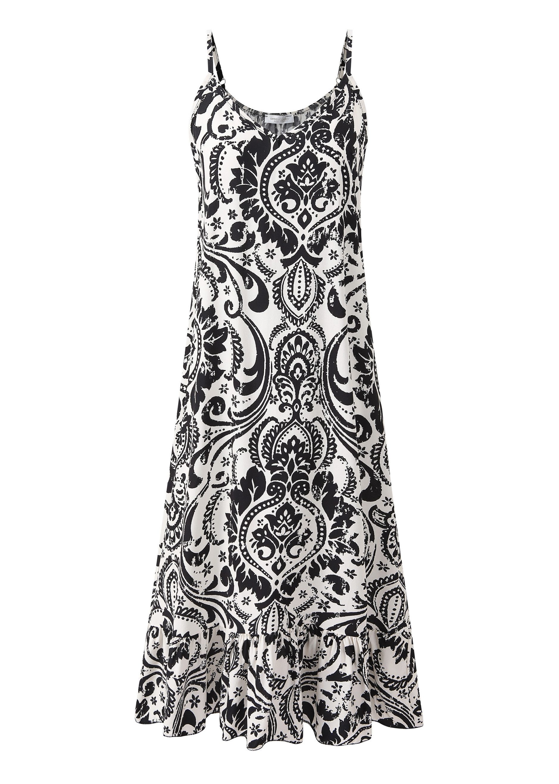 SASSYCLASSY Minikleid Maxi Kleid mit Paisley-Print für Damen Sommerliches K günstig online kaufen