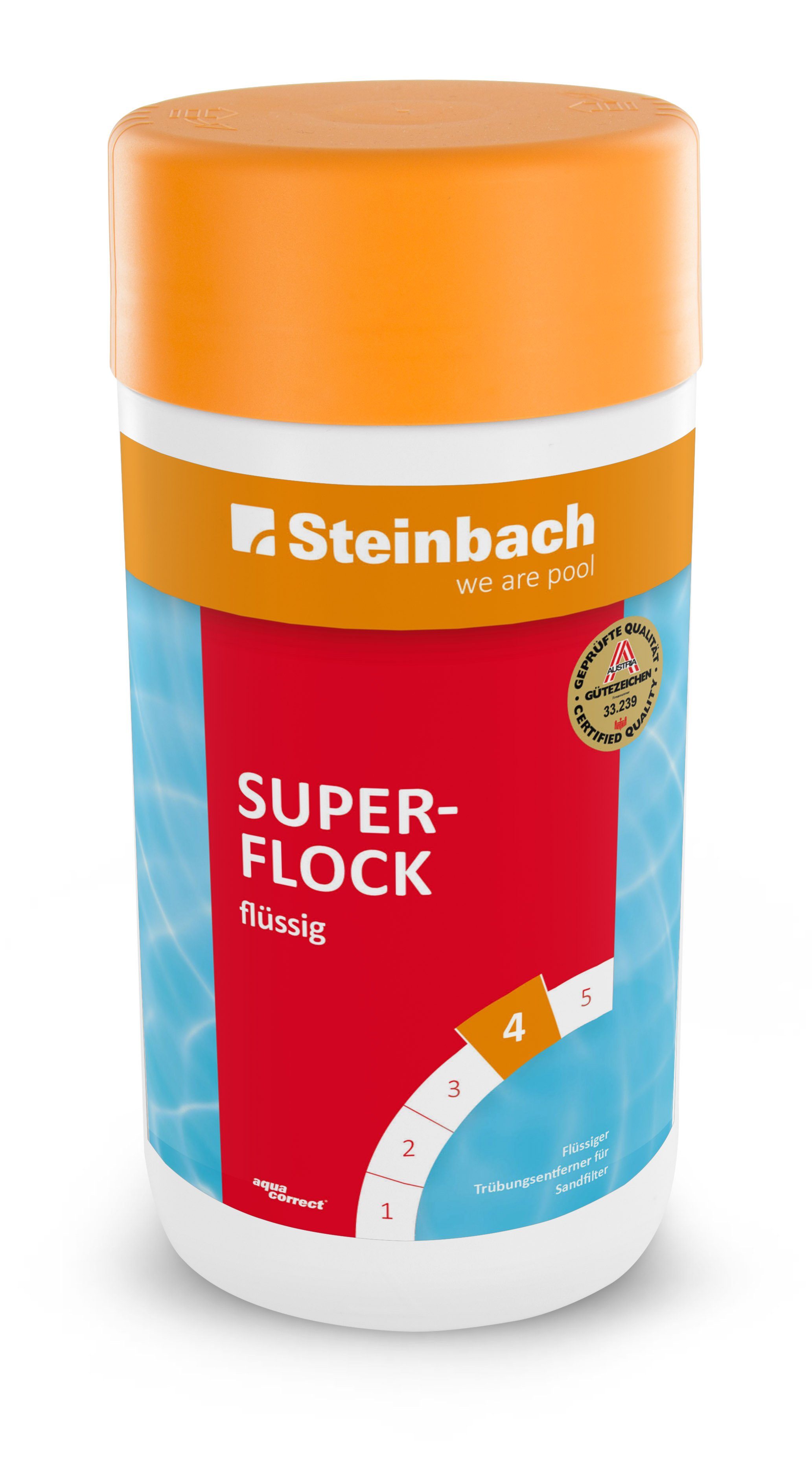 Poolpflege Steinbach Superflock flüssig 1 L