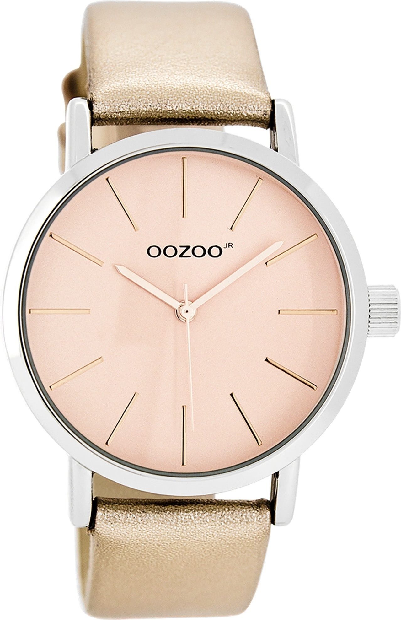 Quarzuhr Oozoo Damen Armbanduhr JR Analog Metall