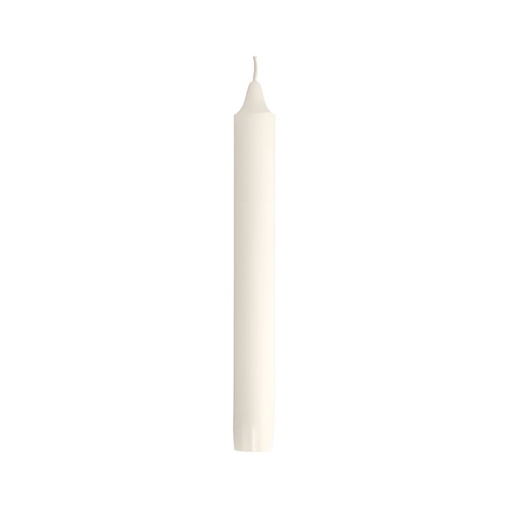 PAPSTAR Tafelkerze Kronkerzen Ø 2,2 cm, 20 cm weiss aus 100 % Stearin 30 Stk