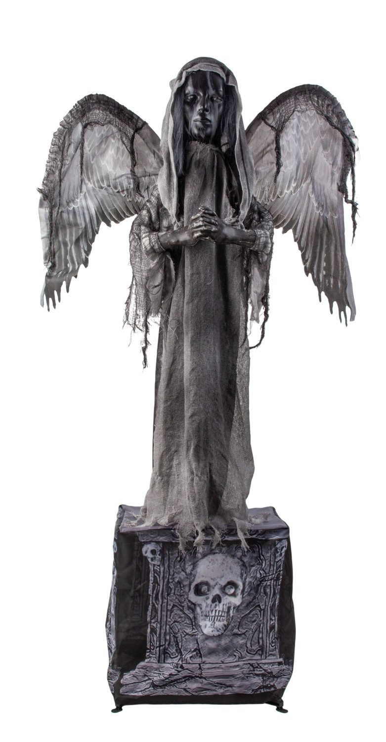 Mel-O-Design Zombie-Kostüm Lamentra Horror Engel Figur 168cm Mit Sound Bewegung Halloween Deko