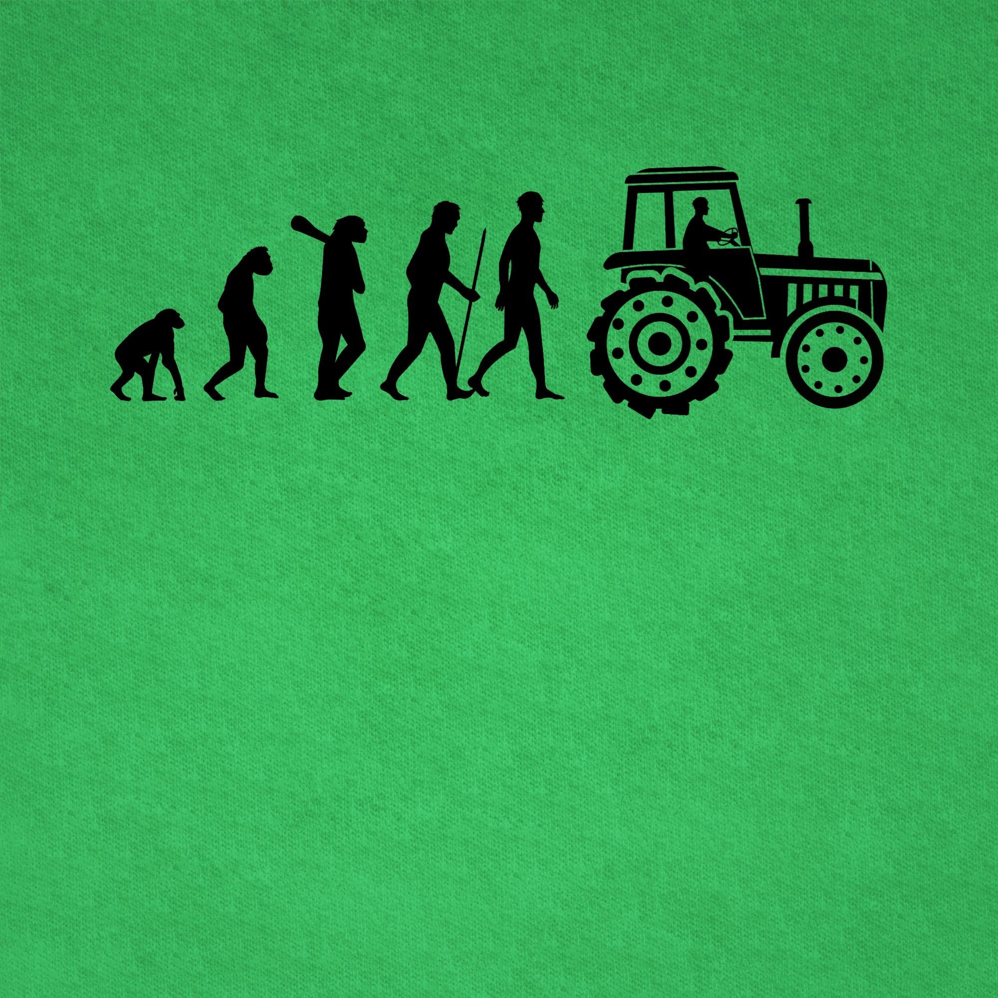 Shirtracer T-Shirt 1 Traktor Grün Evolution Traktor
