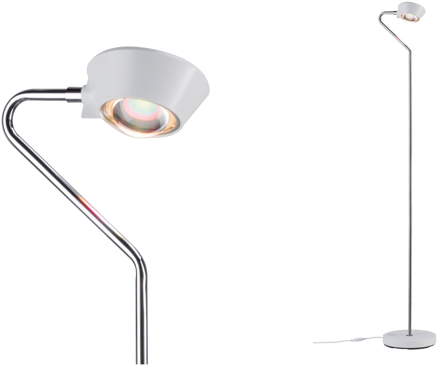 Paulmann LED Stehlampe Ramos, LED Warmweiß integriert, fest