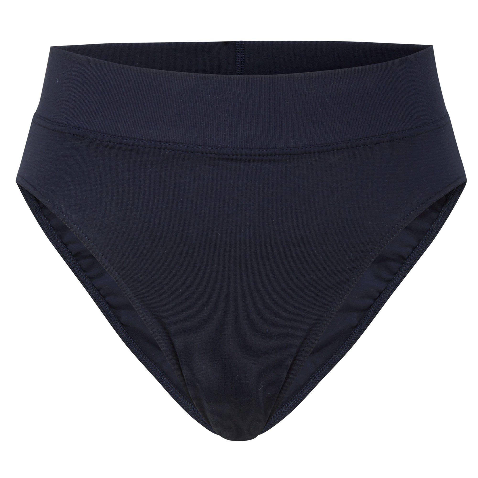 Slip Damen Slip 1er Pack Baumwolle Elastic High Waist